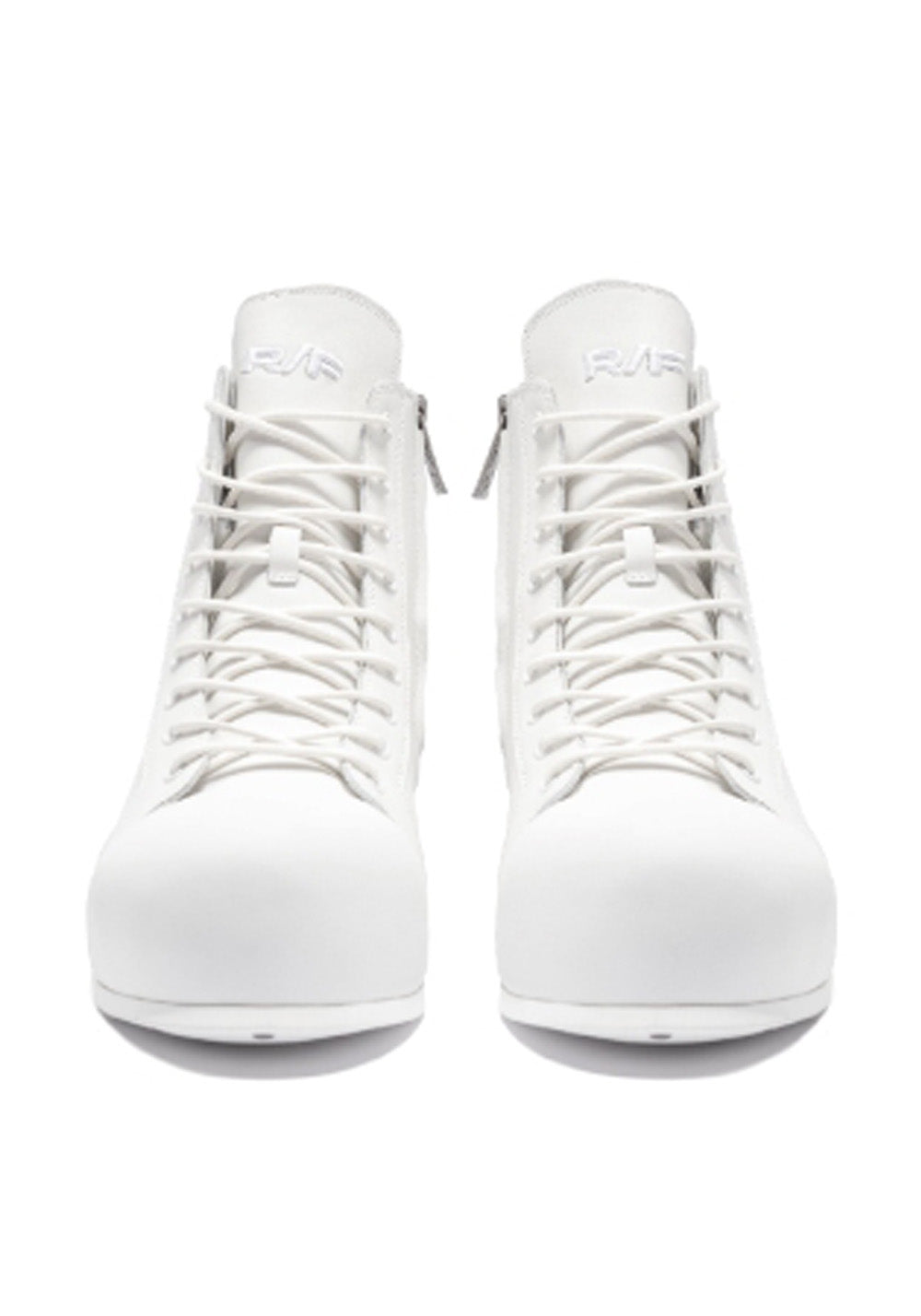 Open-Heel Leather High-Top Boots - View 5