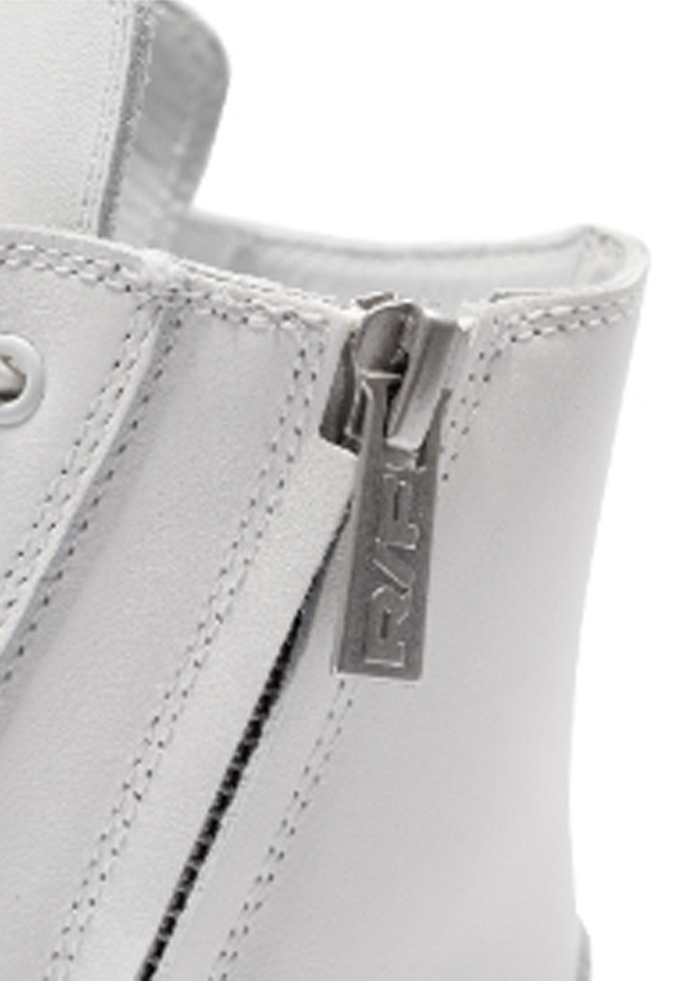 Open-Heel Leather High-Top Boots - View 8