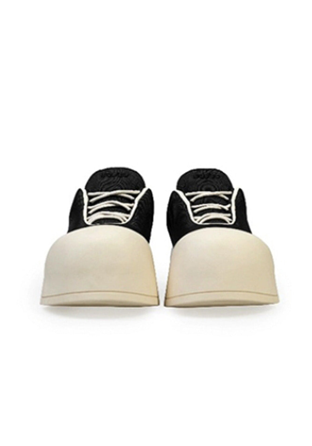 Sculpted-Toe Platform Low Boots - View 10