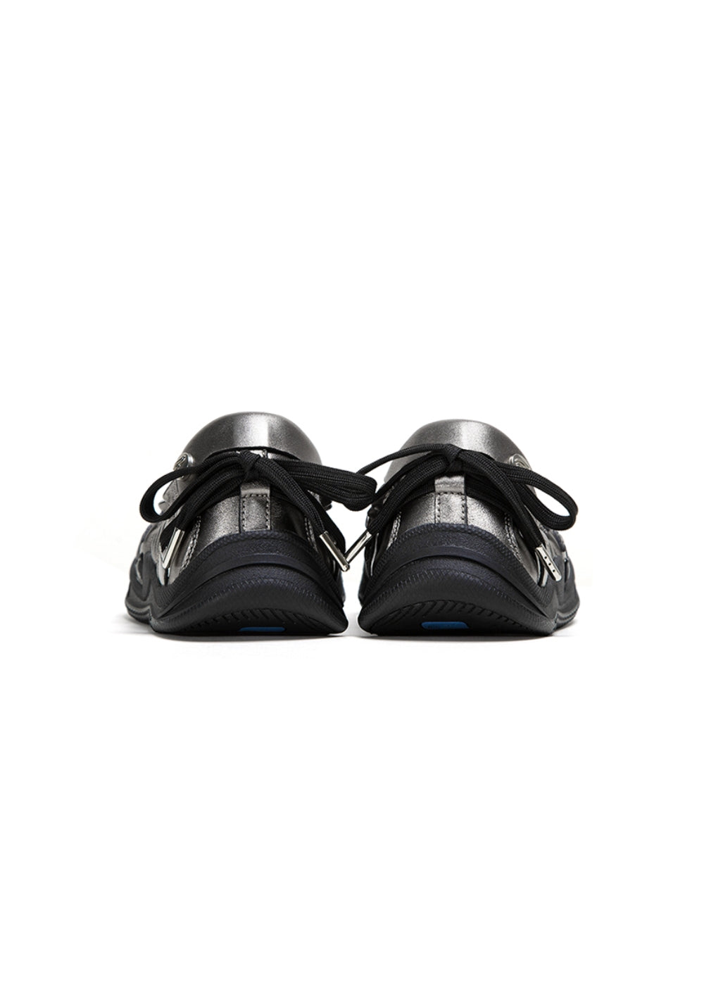 Ribbon-Lace Cutout Ballet Sandals - View 5