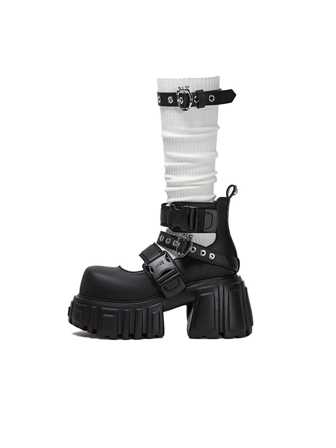 Night Queen 2.0 Buckled Platform Boots - View 4