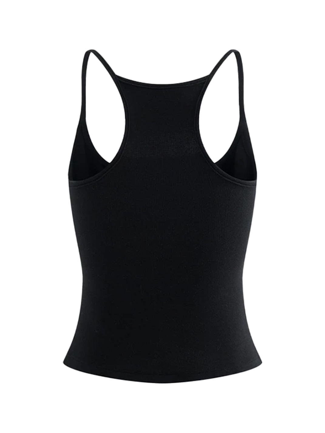 Geometric Eyelet Stretch Tank Top — product view 6