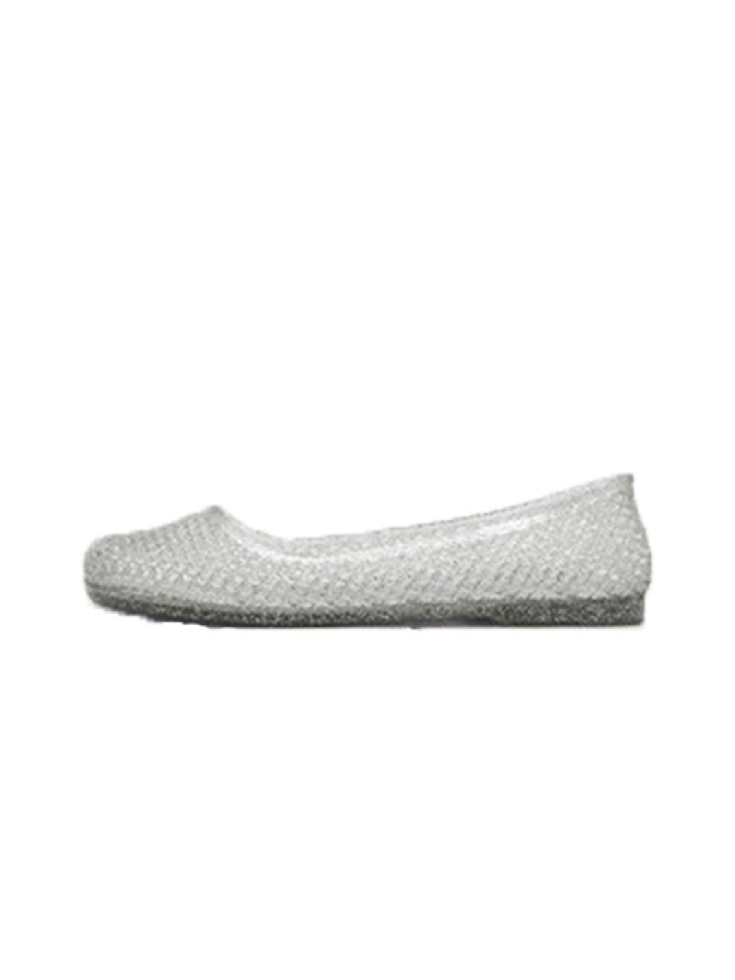 Glitter Mesh Jelly Ballet Flats - View 12