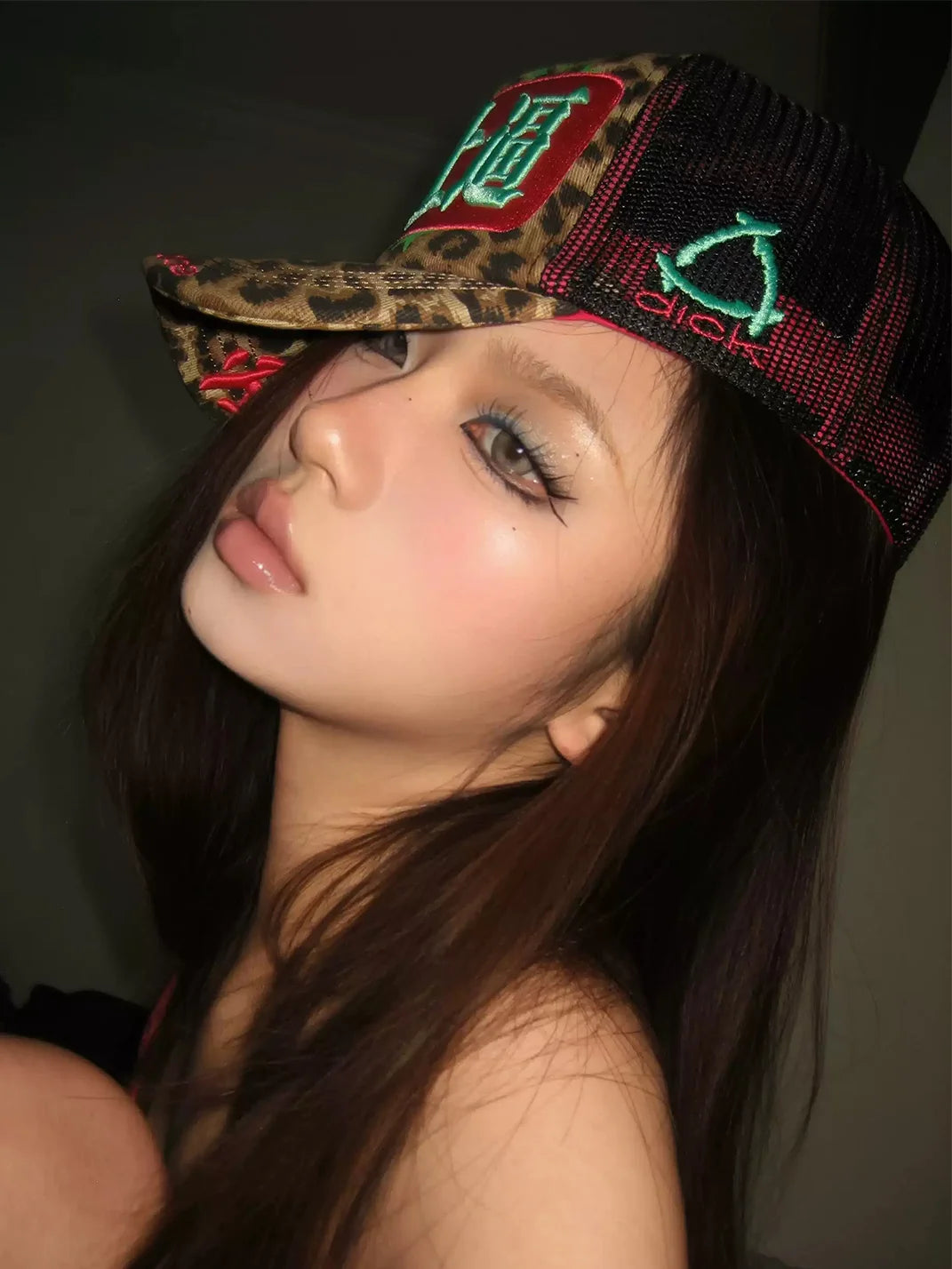 Graphic Crest Adjustable Mesh-Back Cap — product view 4