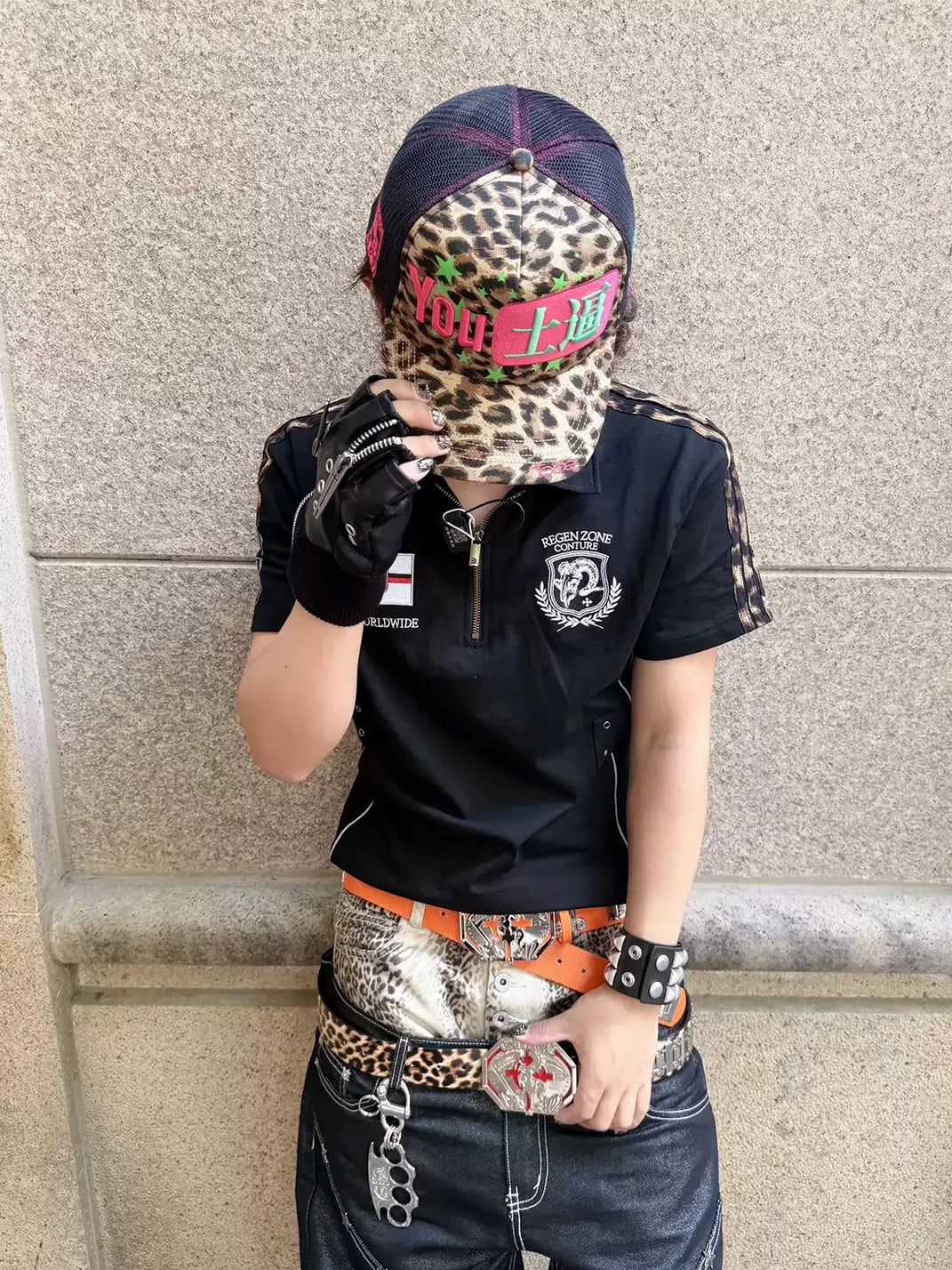 Graphic Crest Adjustable Mesh-Back Cap — product view 5
