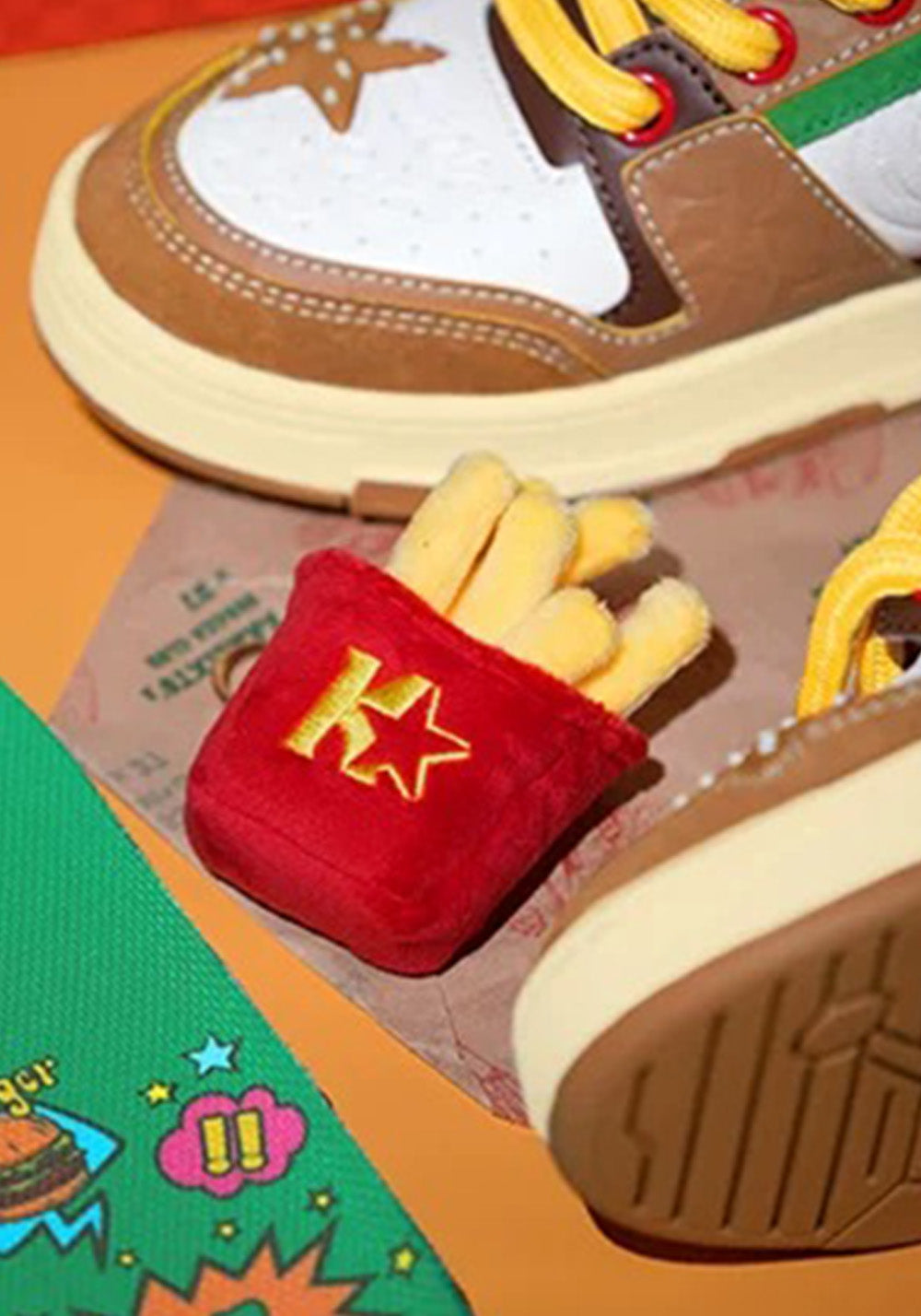 Hamburger Star High-Top Sneakers - View 10