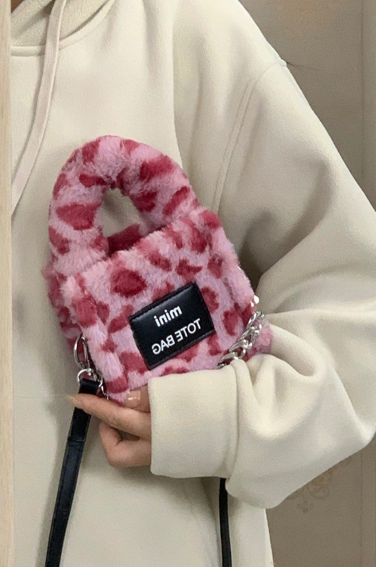 Furry Mini Tote Bag
