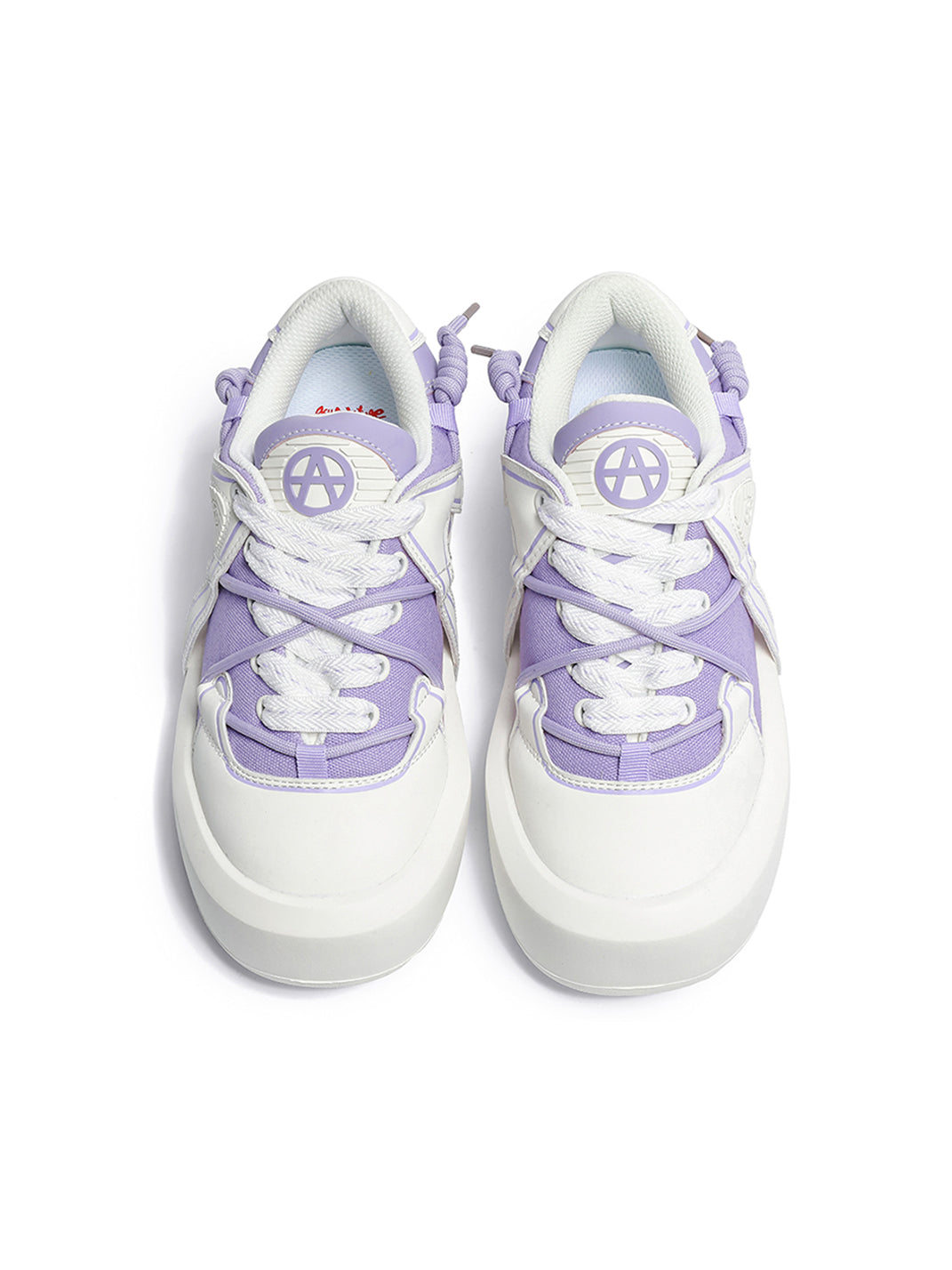 Ivory Buckle-Lace Platform Sneakers - View 13