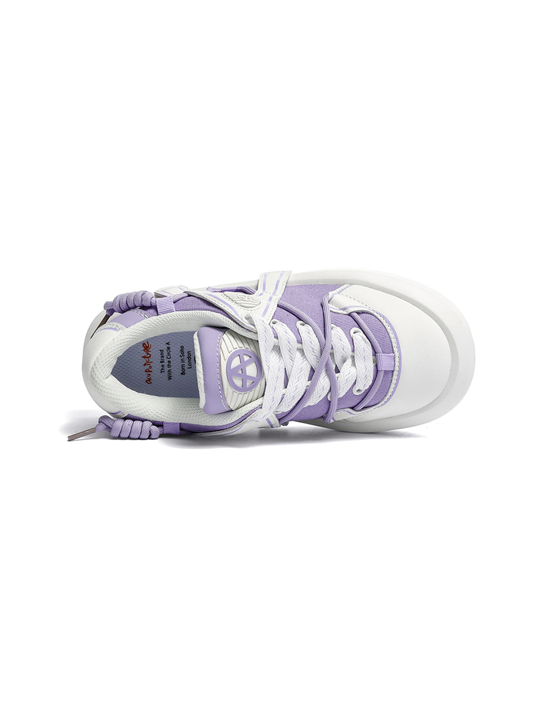 Ivory Buckle-Lace Platform Sneakers - View 16