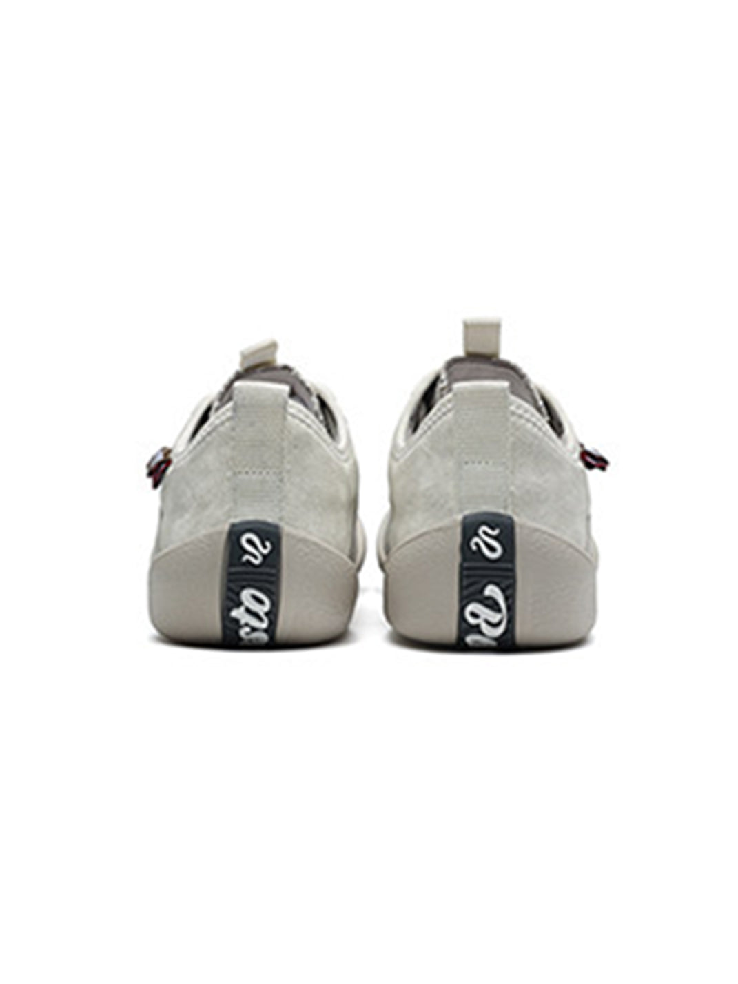 Ivory Mesh-Paneled Canvas Low-Top Sneakers - View 9