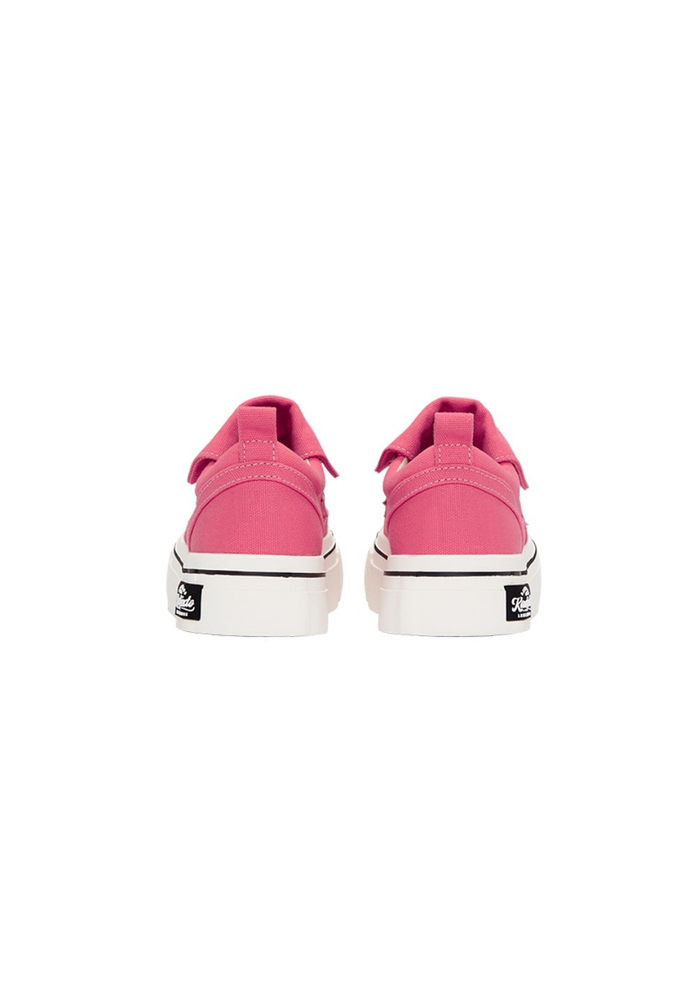 Raspberry Star-Panel Canvas Sneakers - View 7