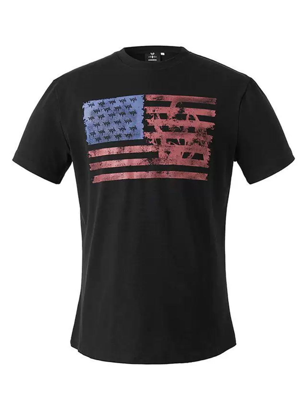 Faded Flag Graphic Cotton T-Shirt - View 5