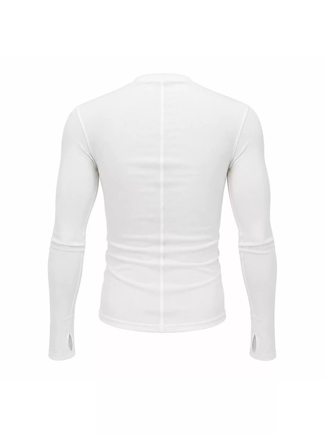 Vertical-Logo Thumbhole Long-Sleeve Top - View 4