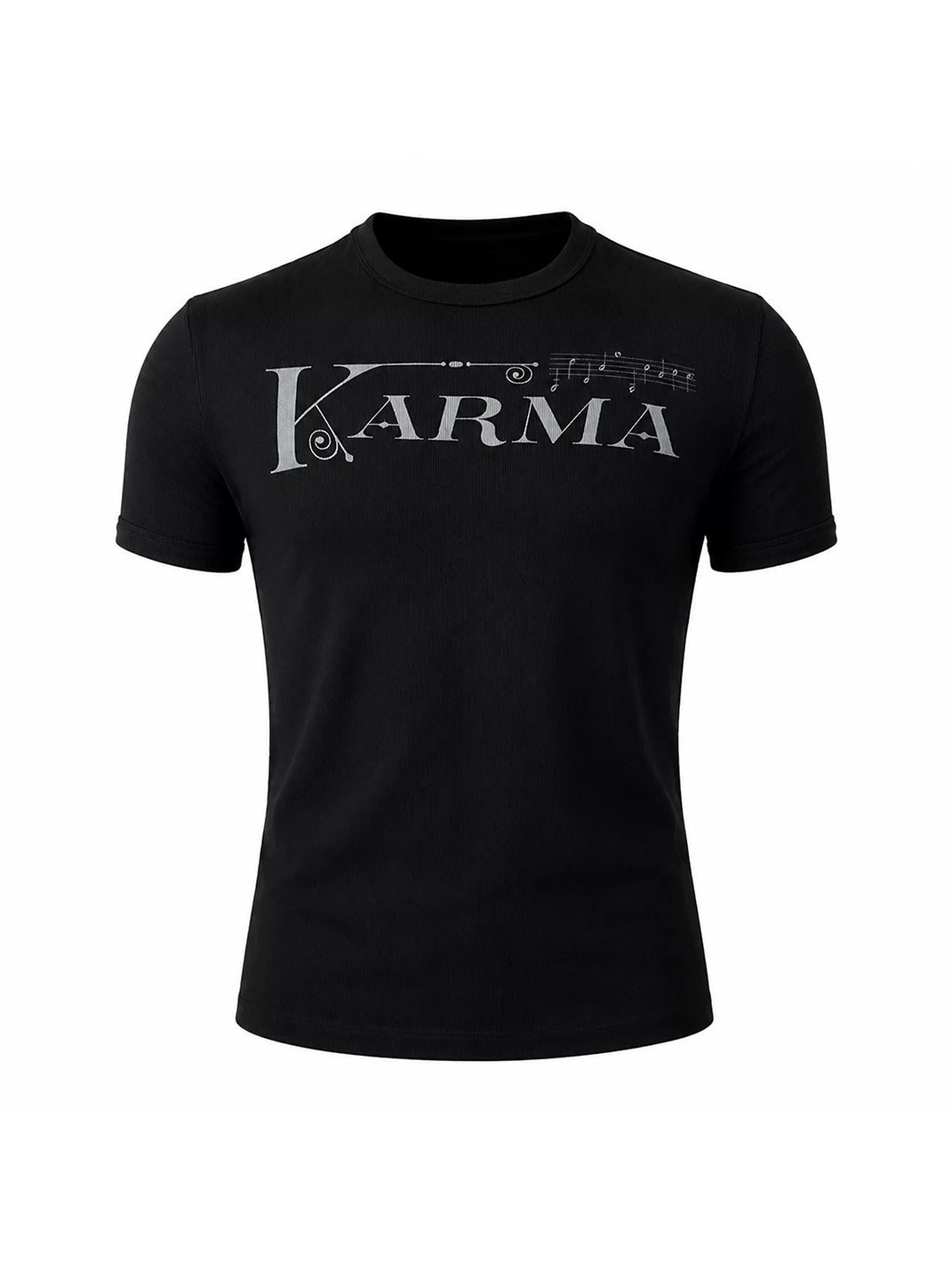 Music-Note Graphic Relaxed Cotton T-Shirt - View 5