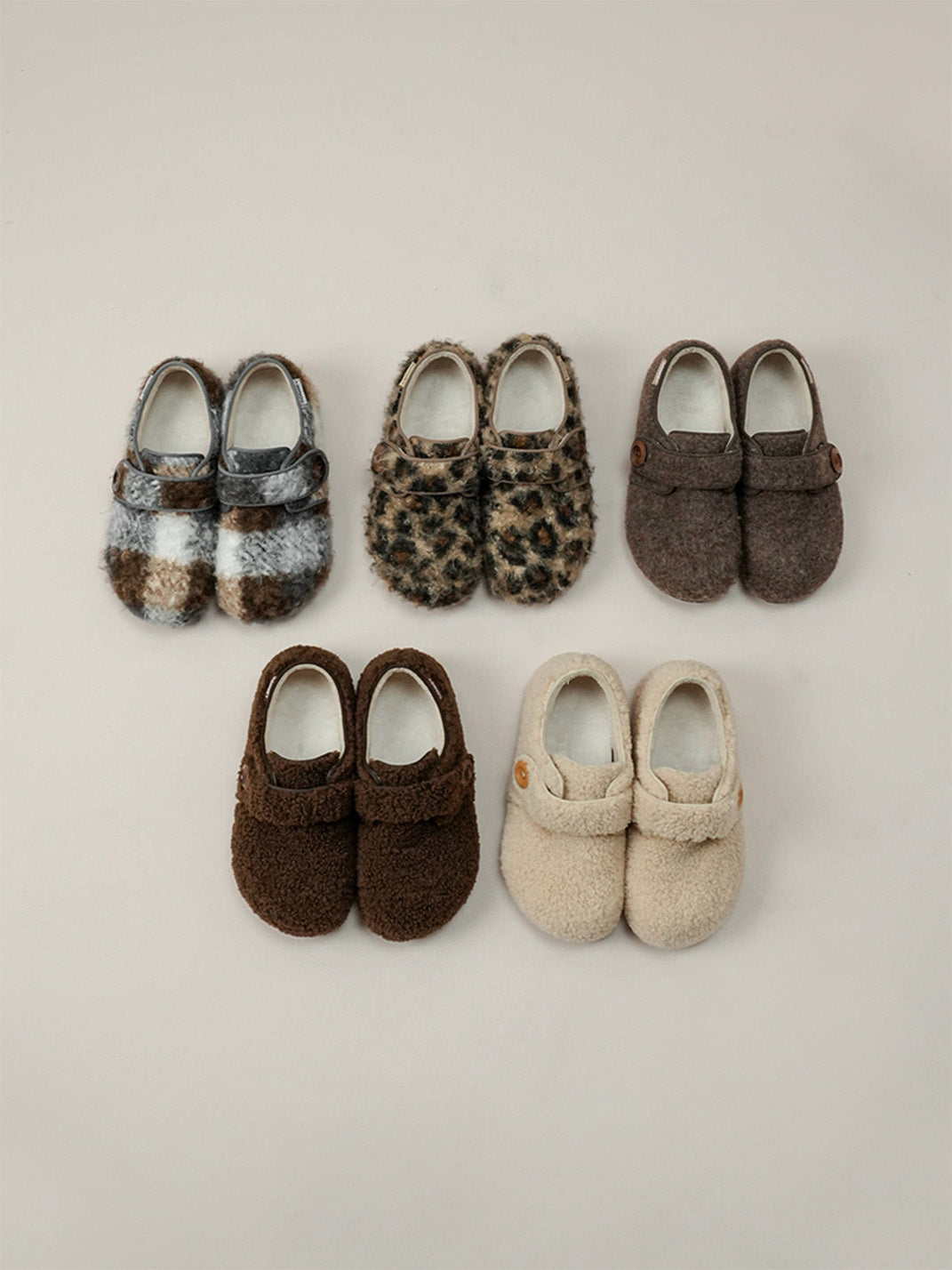 Leopard Faux-Fur Velcro Slip-On Shoes - View 6