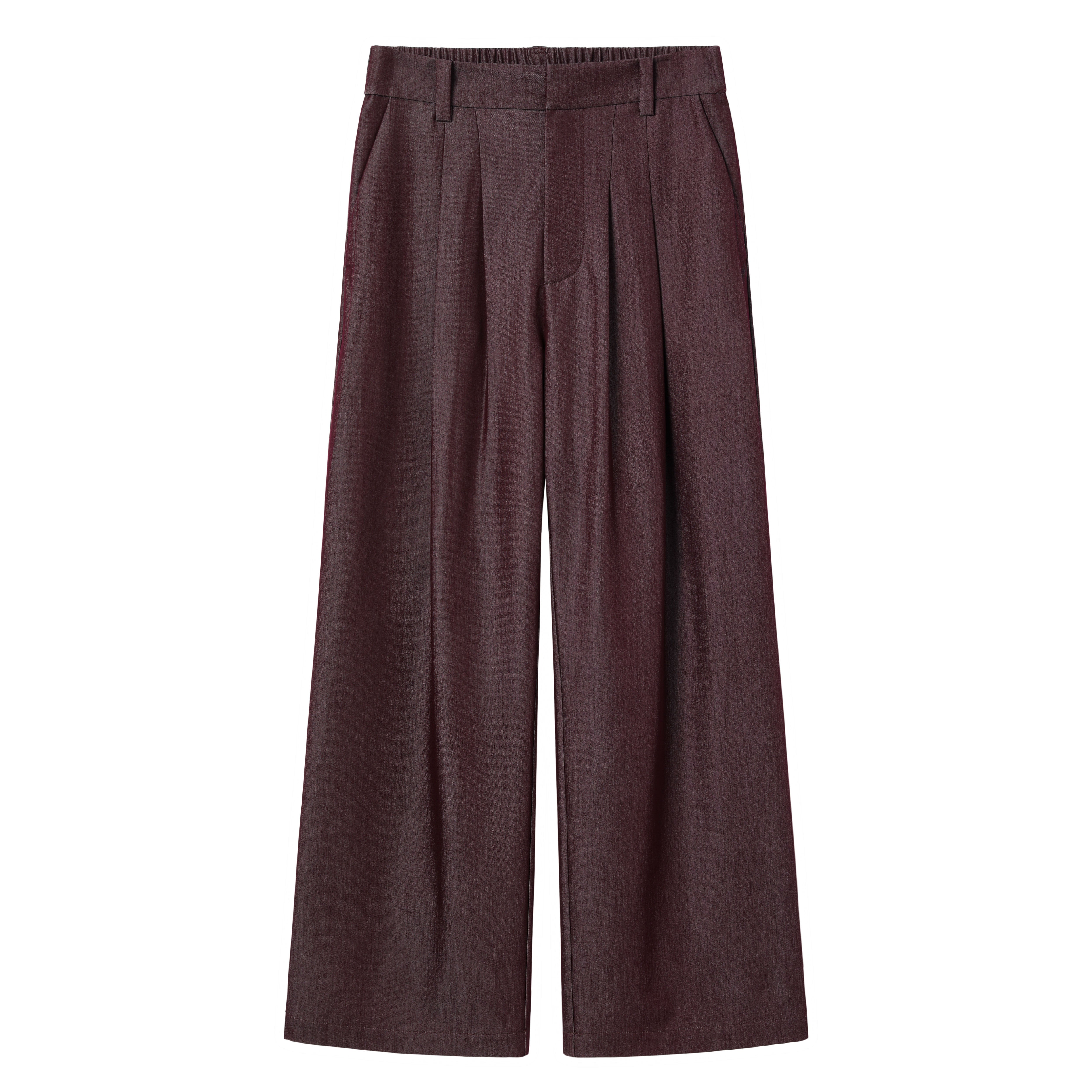 Mustard purple trousers, product view
