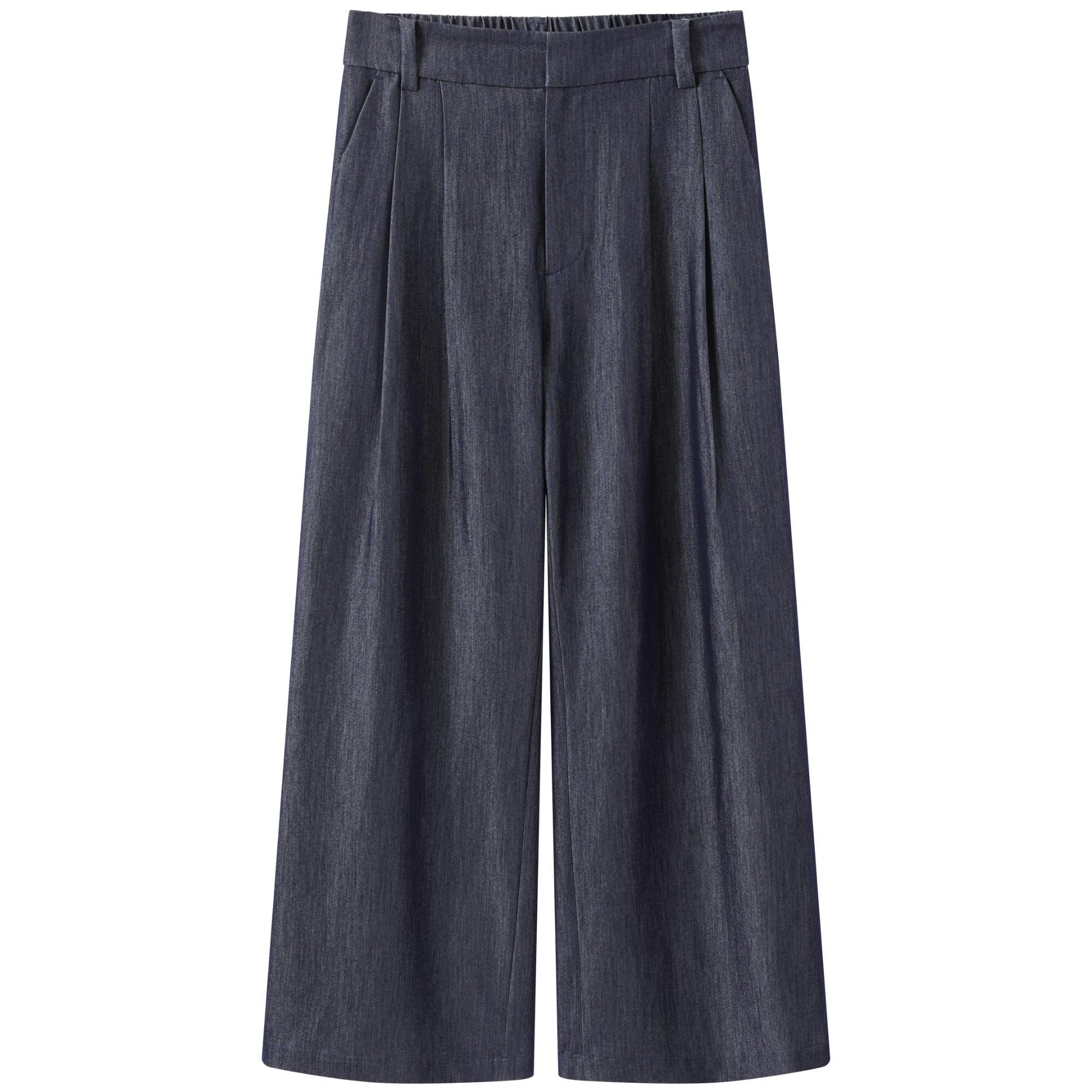 Raw indigo trousers, product view