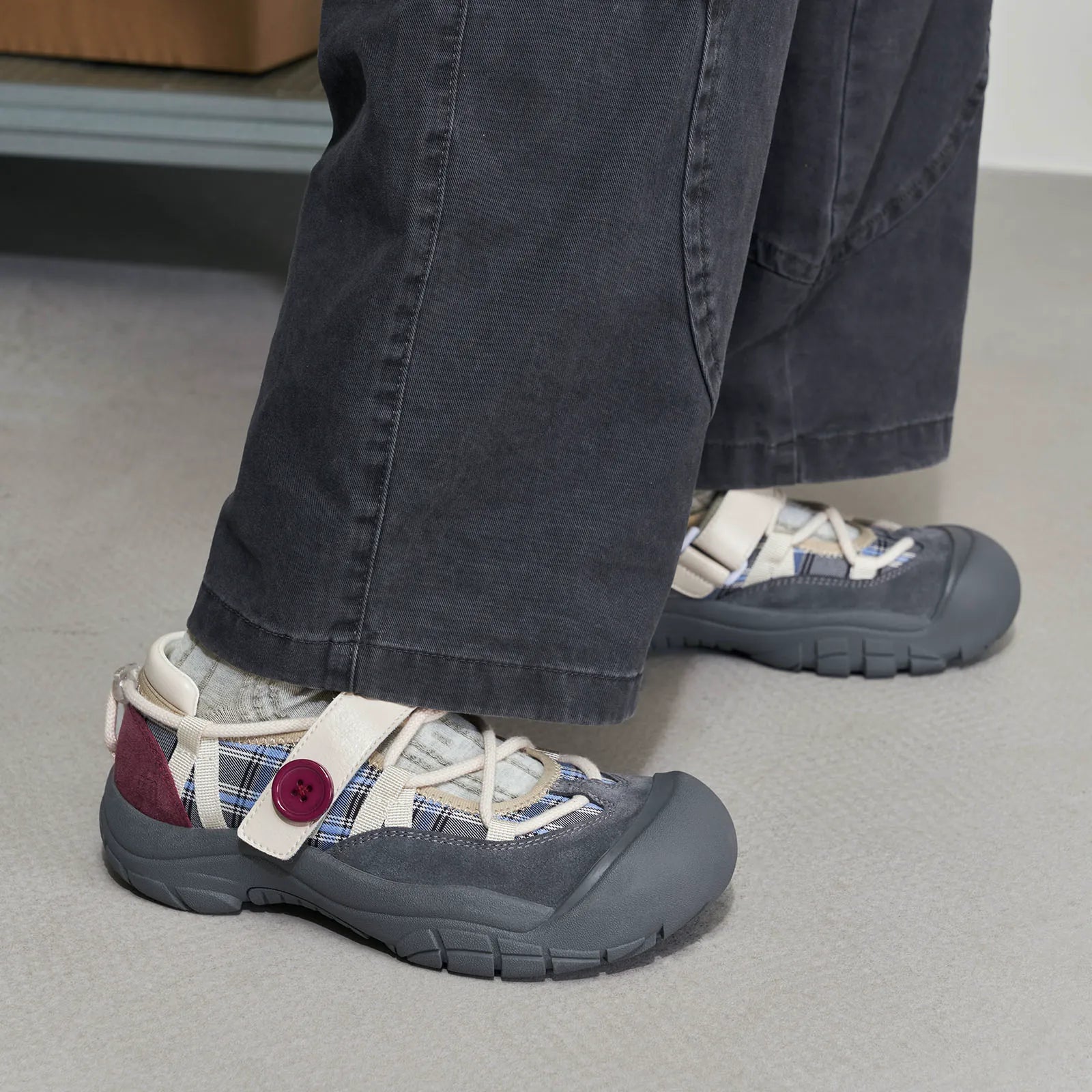 Contrast-Cord Sport Mary Jane Shoes product view 1