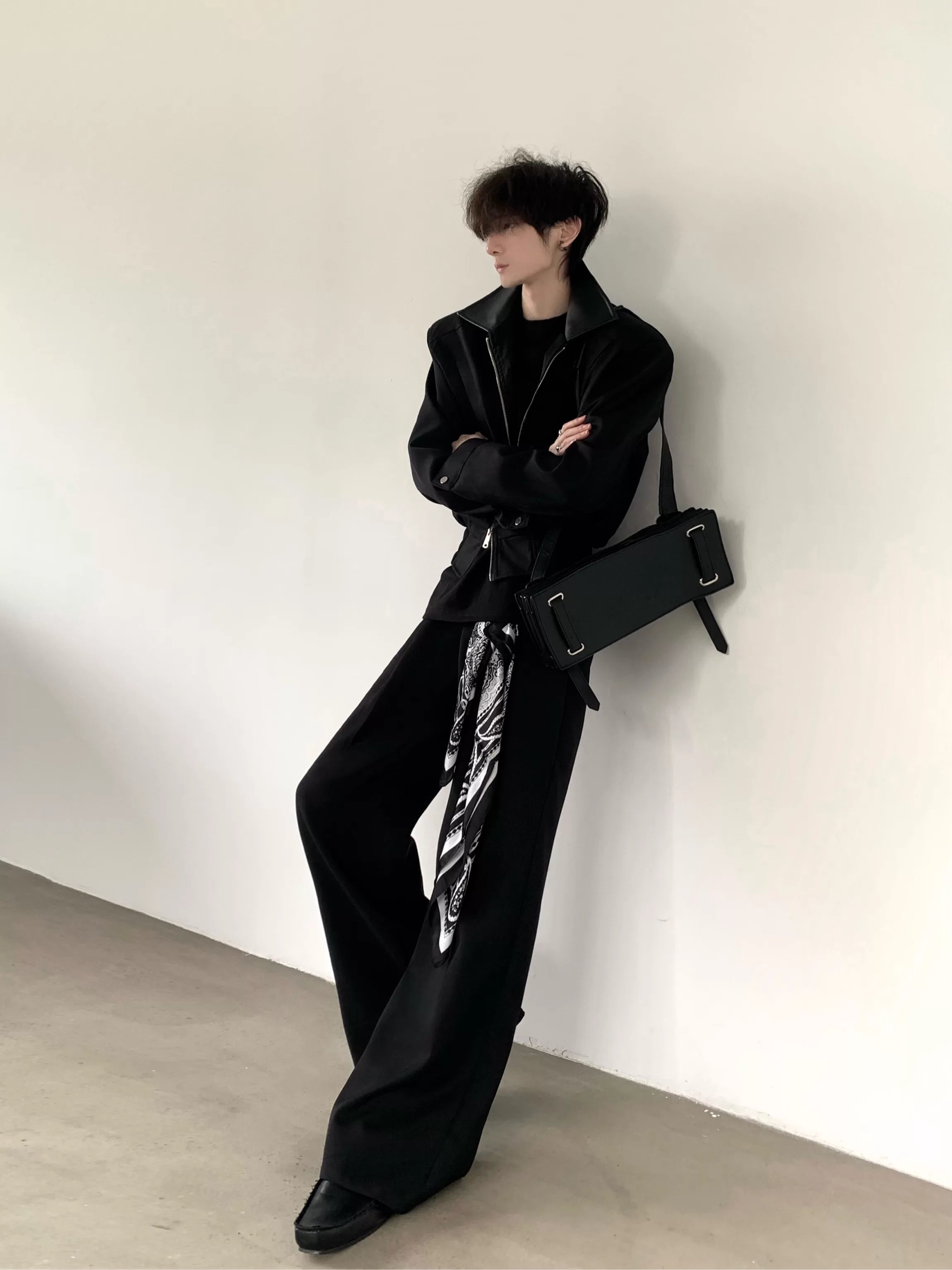 Deconstructed Padded-Shoulder Jacket product view 1