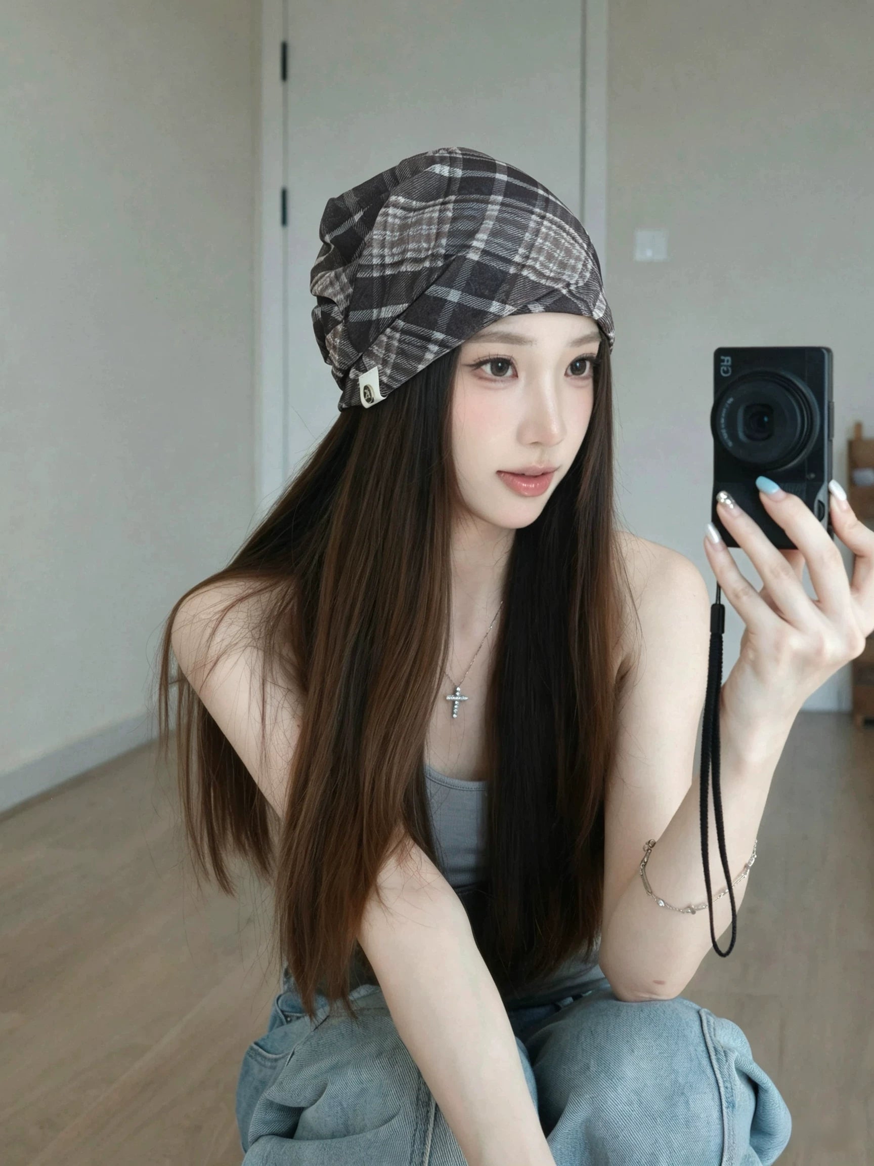 Printed Slouchy Headwrap Beanie product view 2
