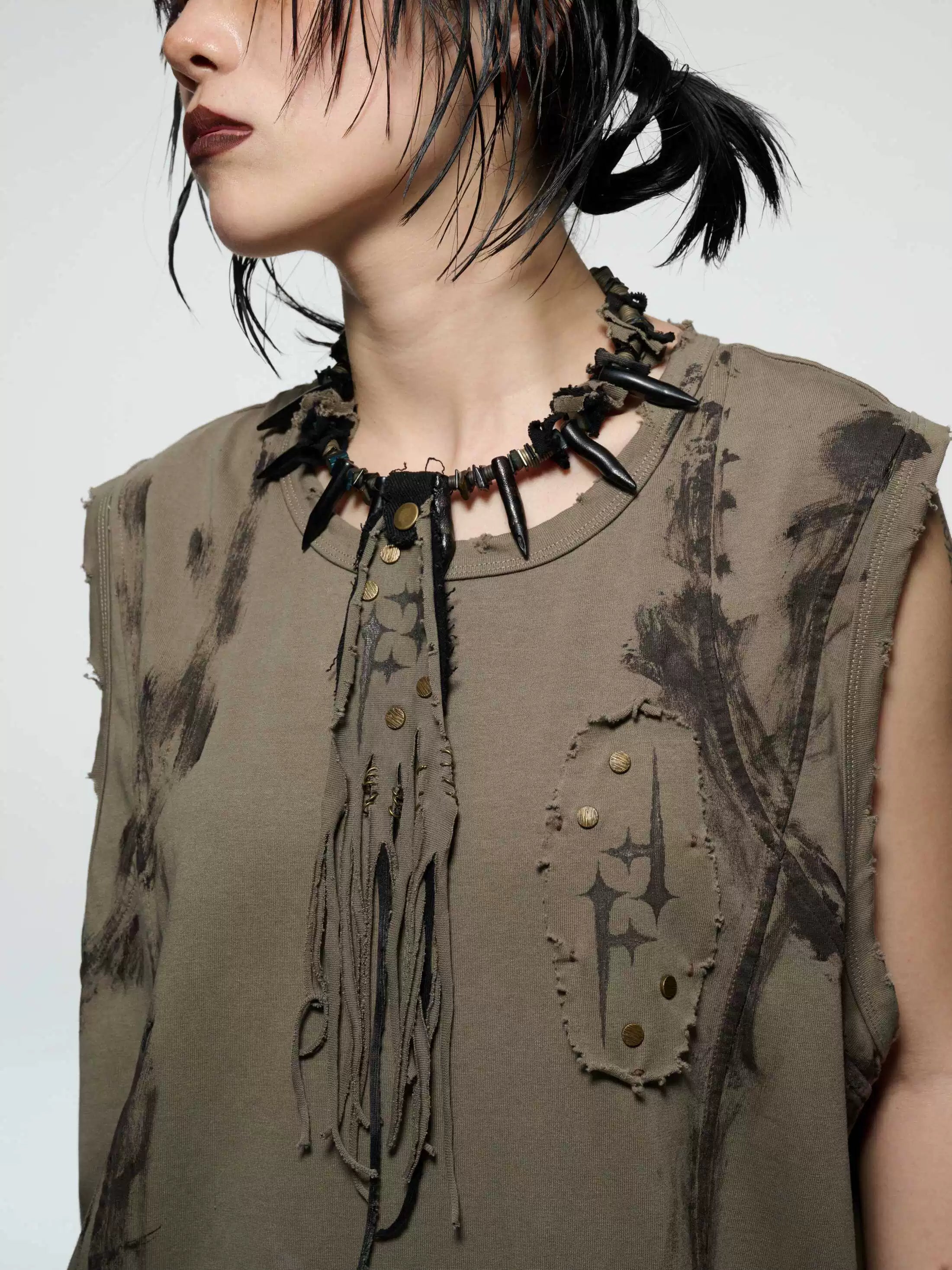 Bud Detachable Spike Choker product view 4
