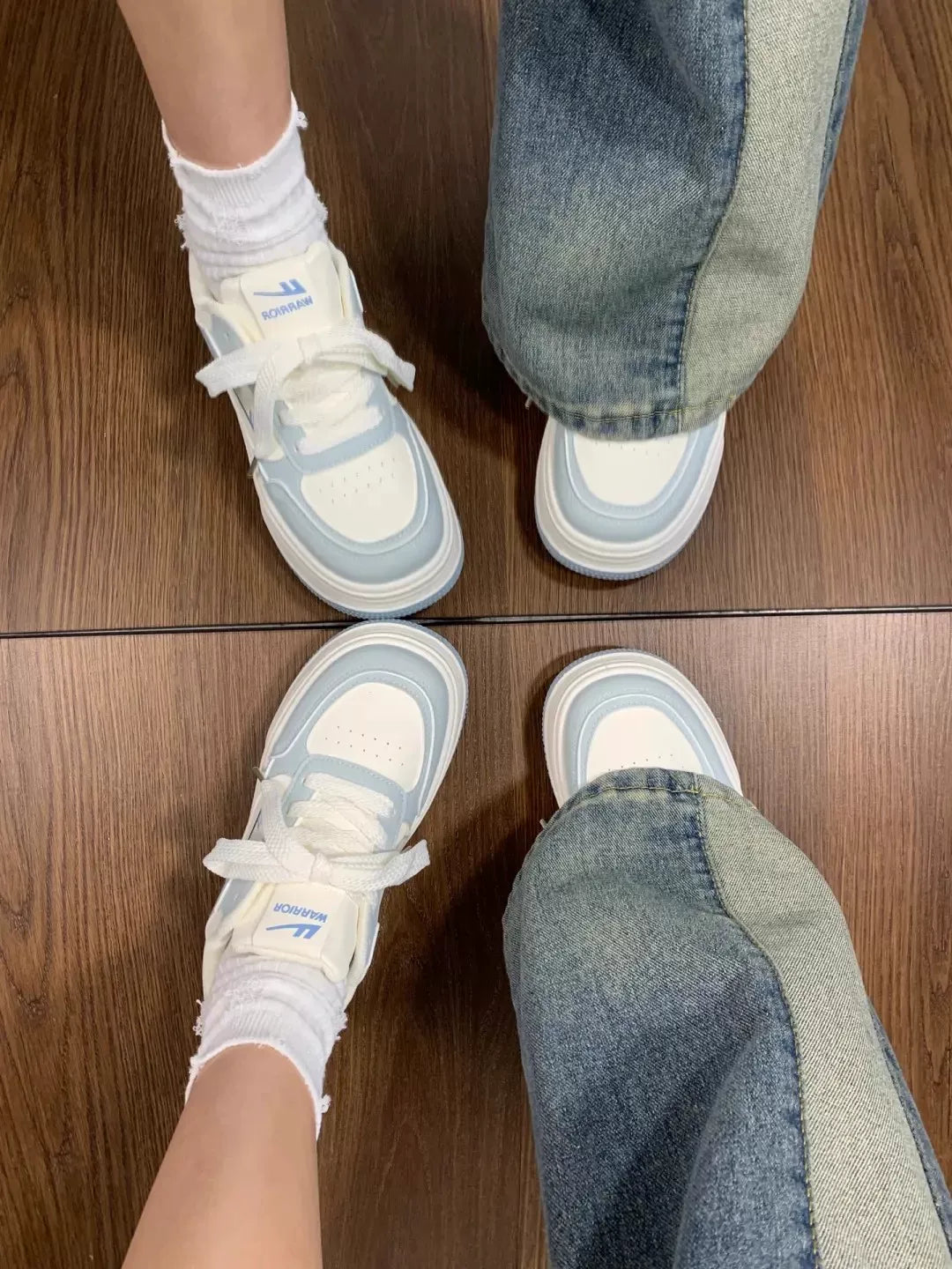 Contrast-Sole Platform Sneakers product view 5