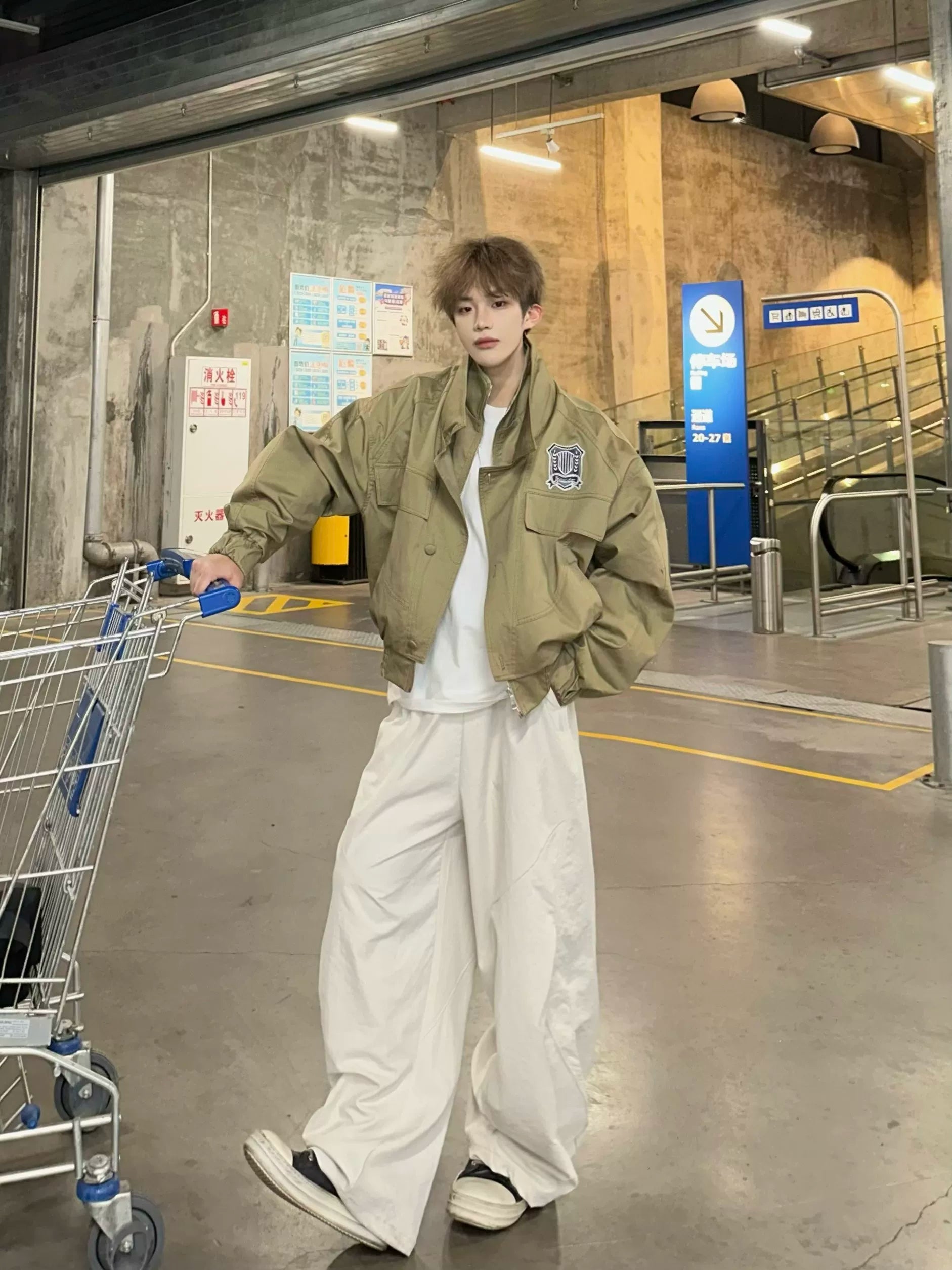Layered Stand-Collar Utility Jacket product view 5