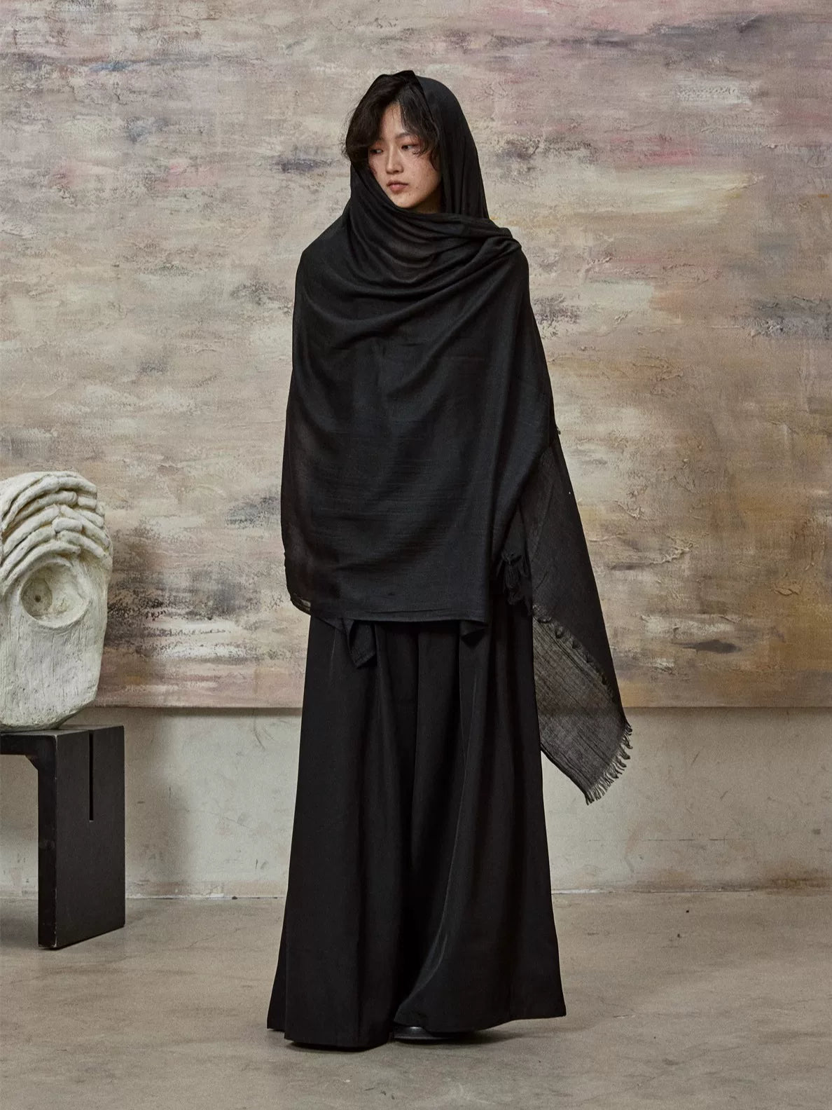 Lightweight Solid Scarf and Shawl product view 5