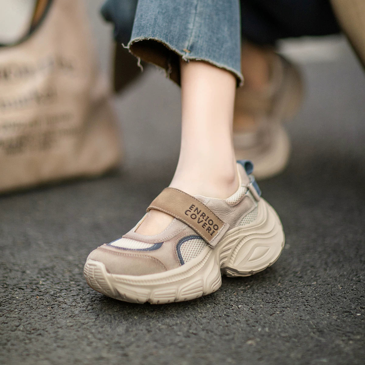 Retro Platform Mary Jane Sneakers product view 6