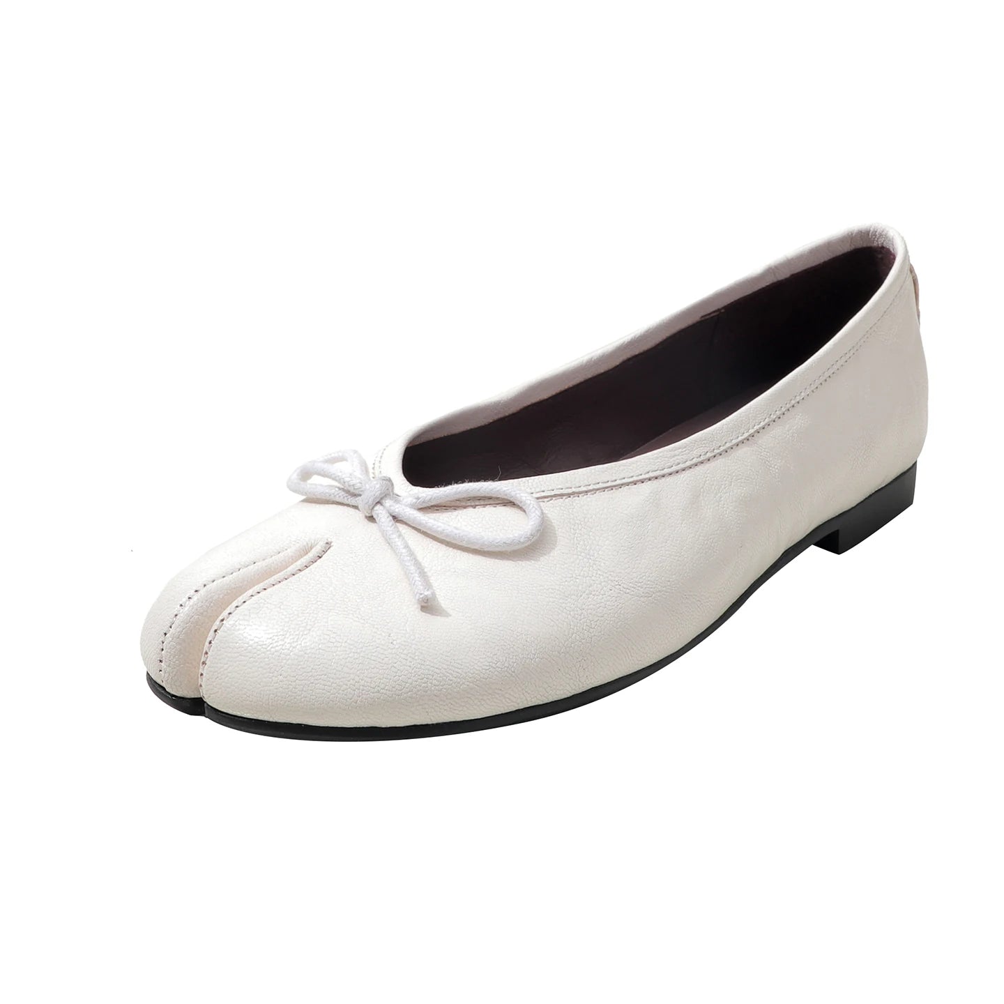 Split-Toe Leather Ballet Flats product view 5