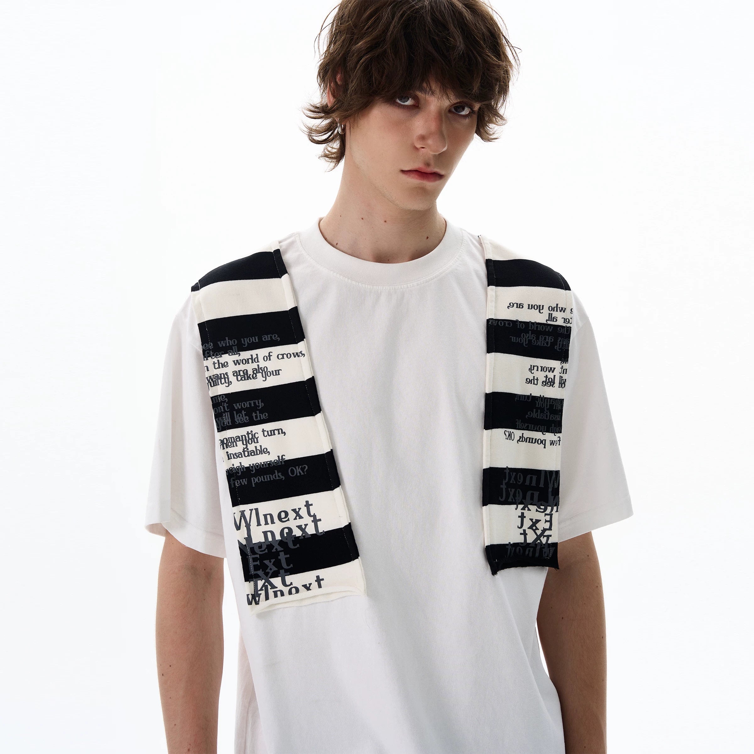 Patch-Panel Graphic T-Shirt product view 6