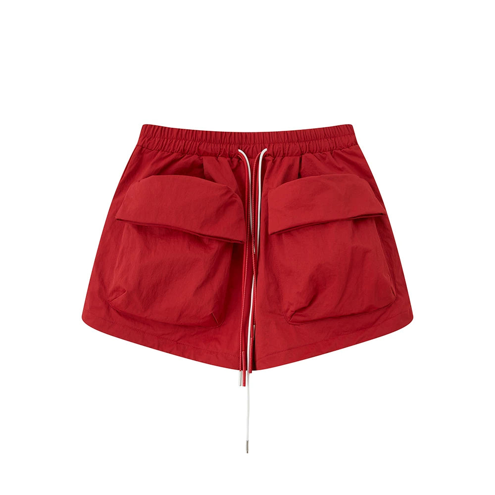 Cuffed Utility Pocket Shorts product view 5