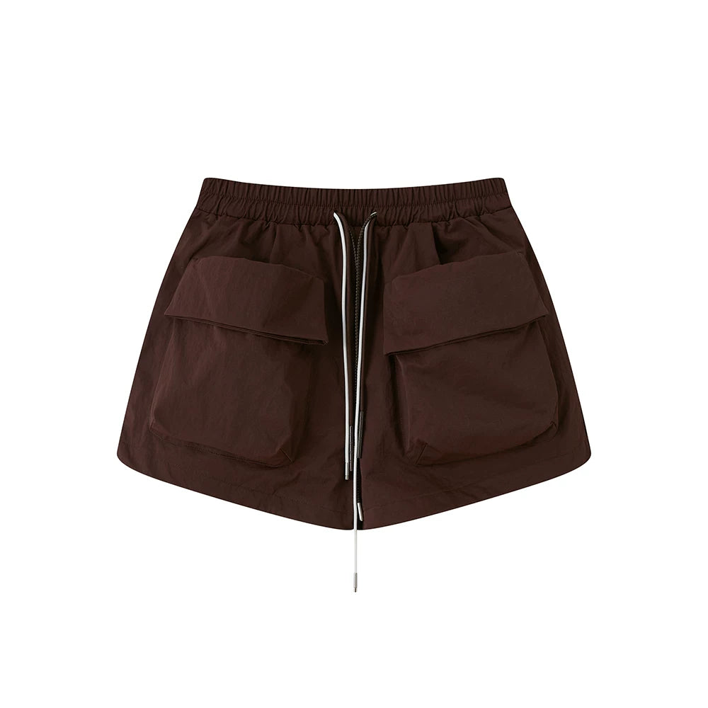 Cuffed Utility Pocket Shorts product view 6