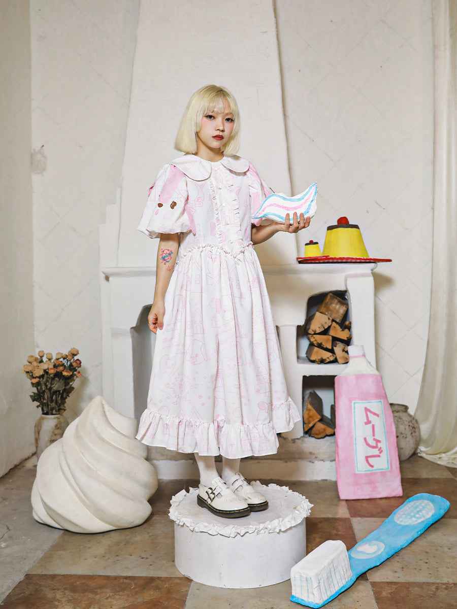 Sweet Peter Pan Collar Dress