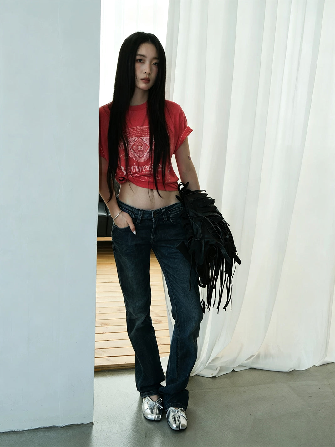 Bow-Strap Tabi-Toe Slip-On Mules - View 10