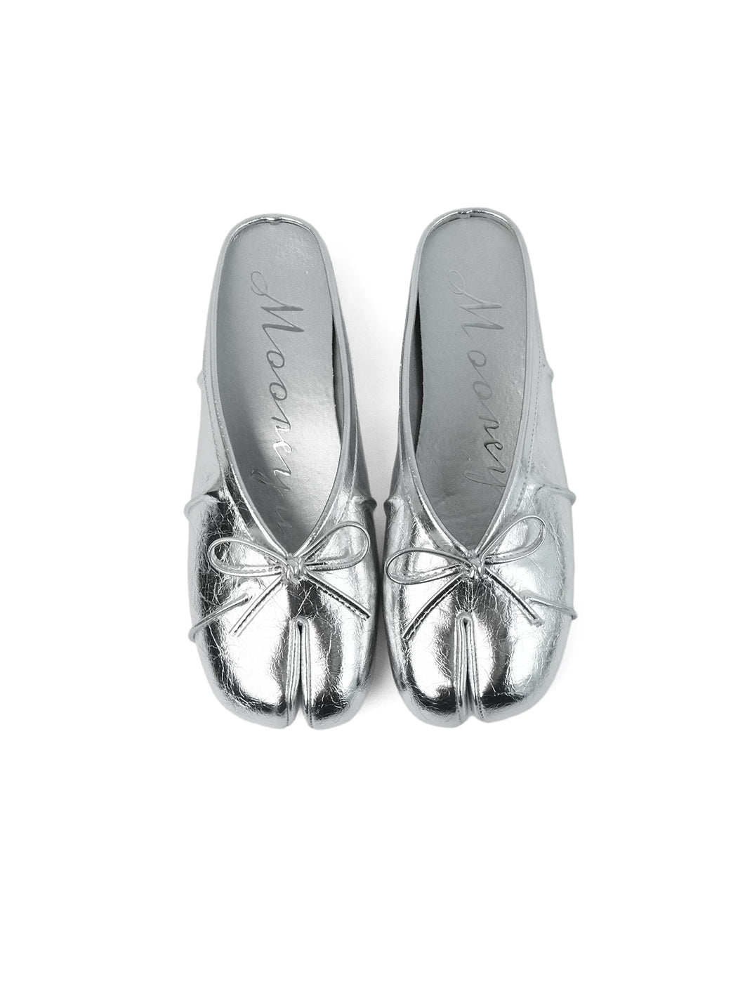 Bow-Strap Tabi-Toe Slip-On Mules - View 13