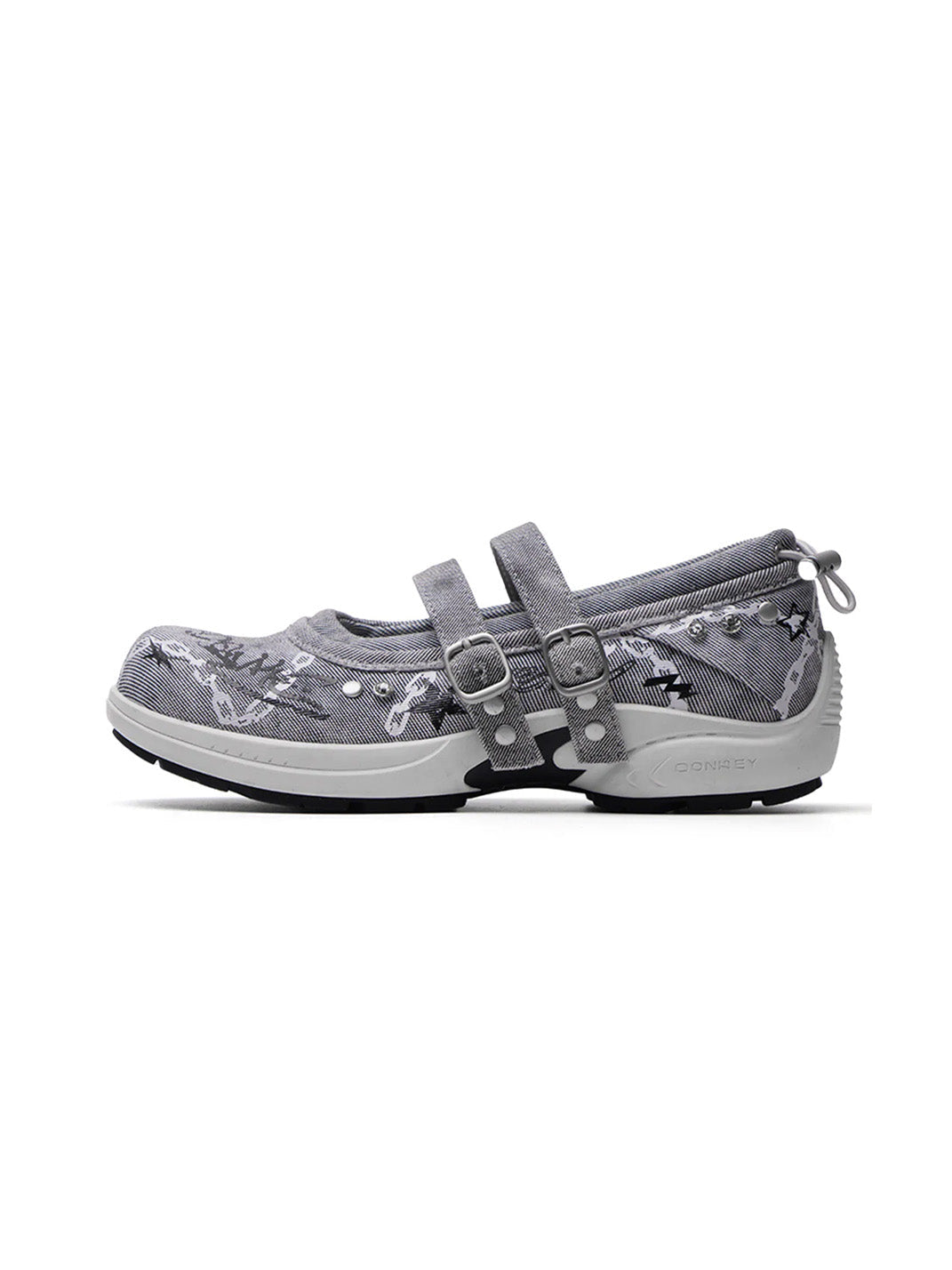 Punk-Ballet Strapped Mary Jane Sneakers