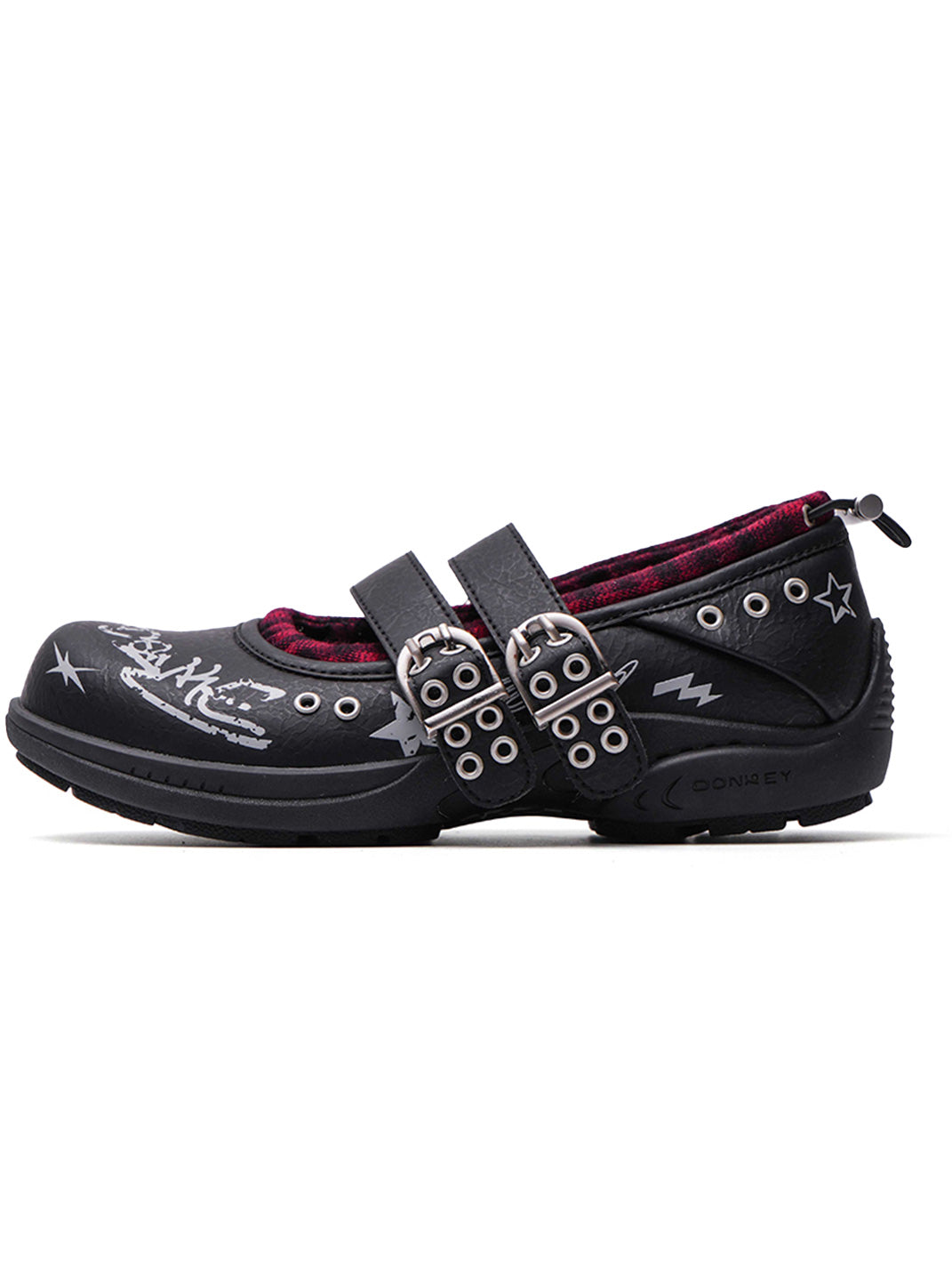 Punk-Ballet Strapped Mary Jane Sneakers - View 7