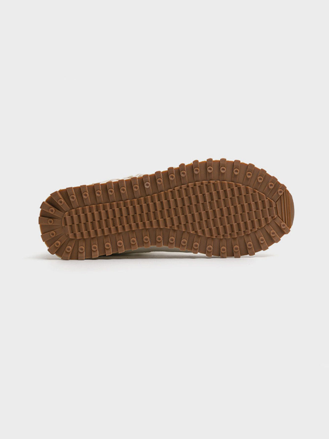 Ivory Waffle-Sole Retro Runner Sneakers - View 21