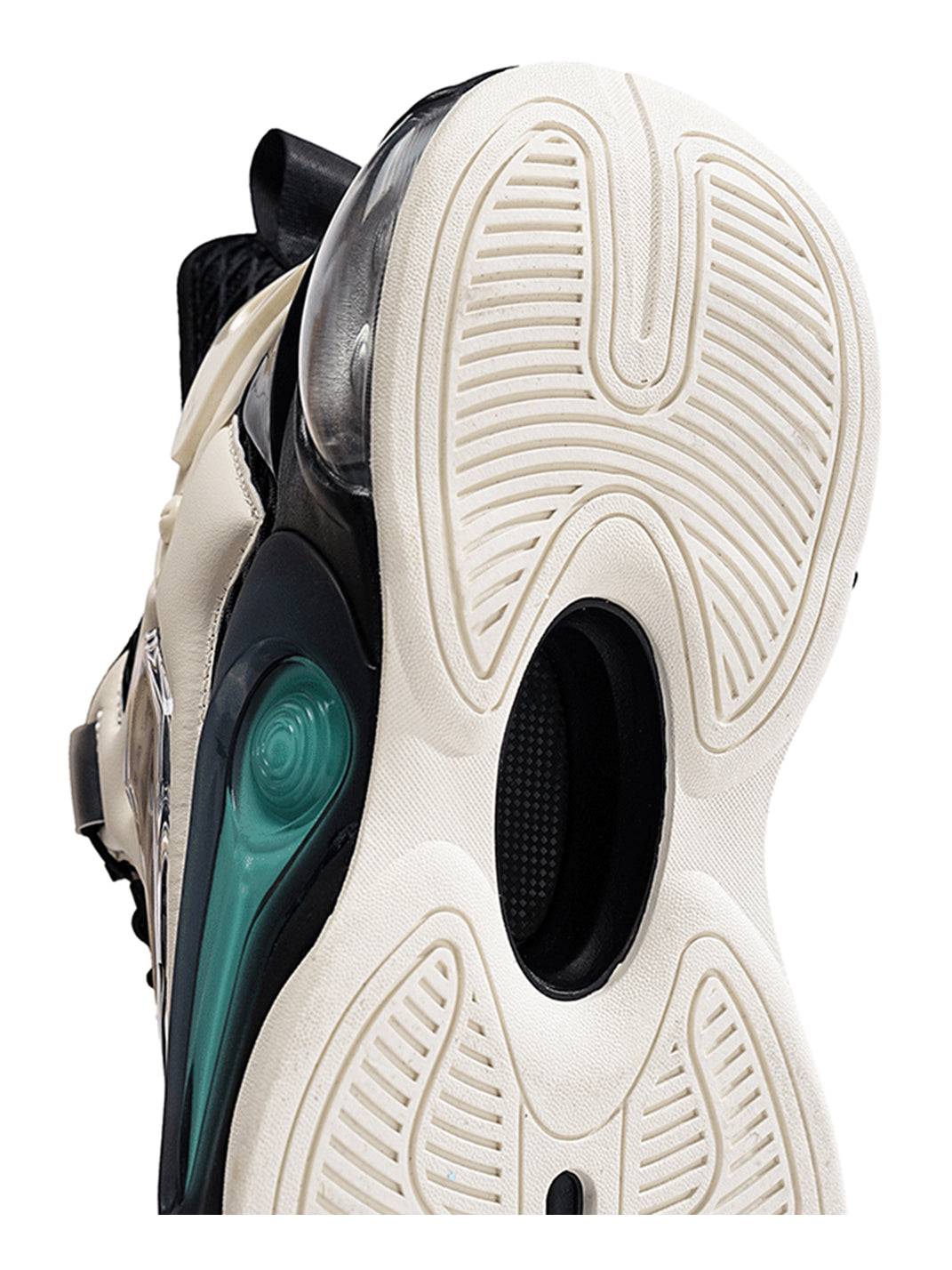 Black Air-Cushion Runner Sneakers - View 17