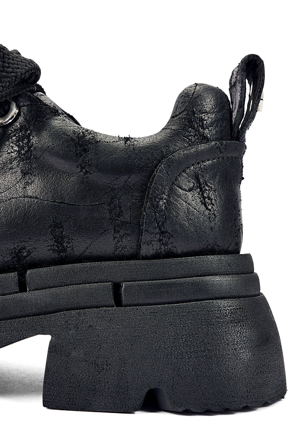Floral-Sequin Platform Derby Shoes - View 11