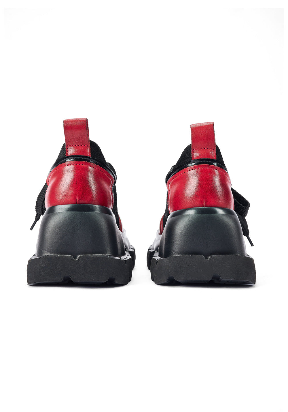 Red-Toe Nocturne Platform Derby Shoes - View 10