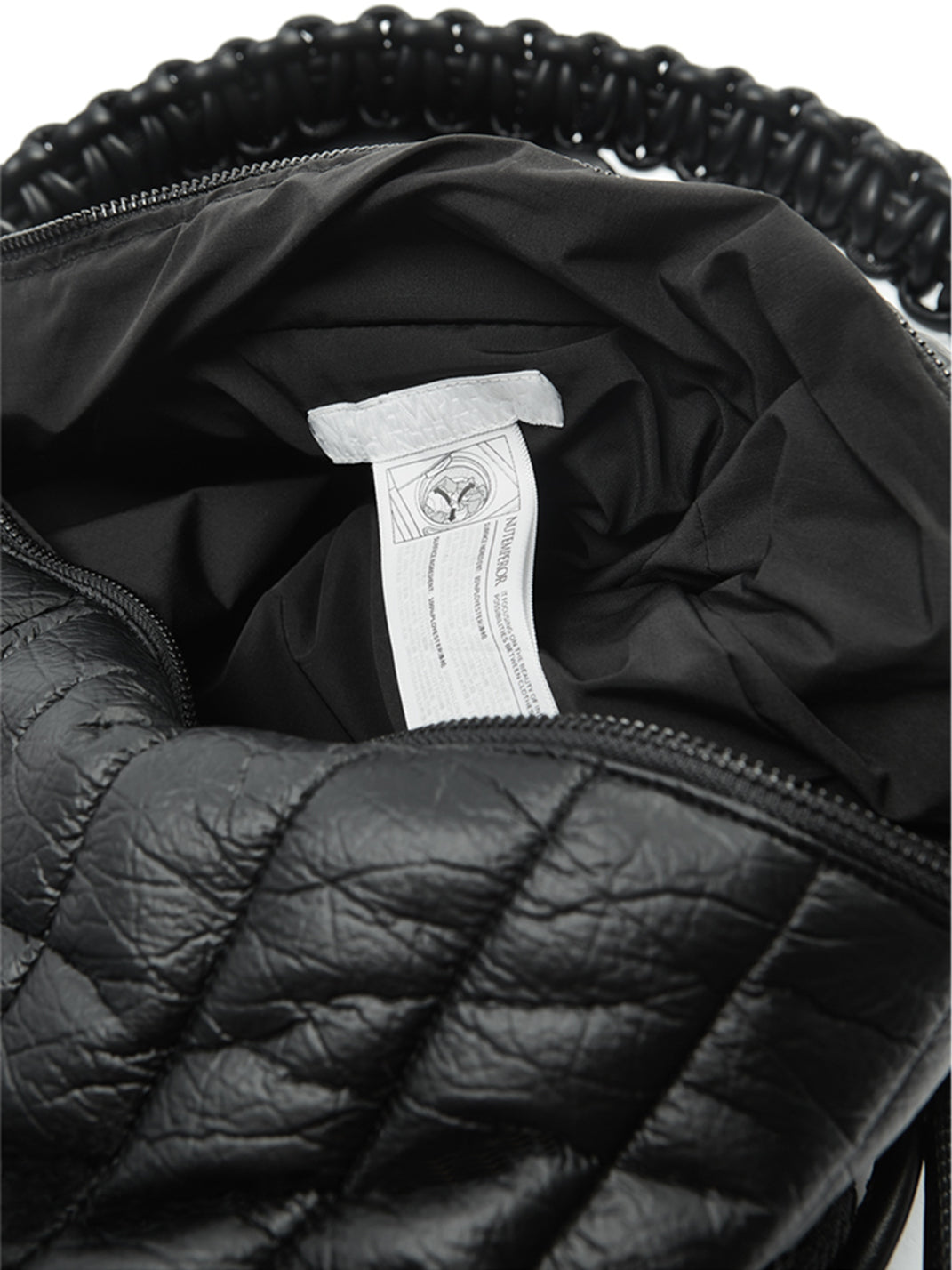 Black Quilted Convertible Laptop Crossbody Bag - View 9