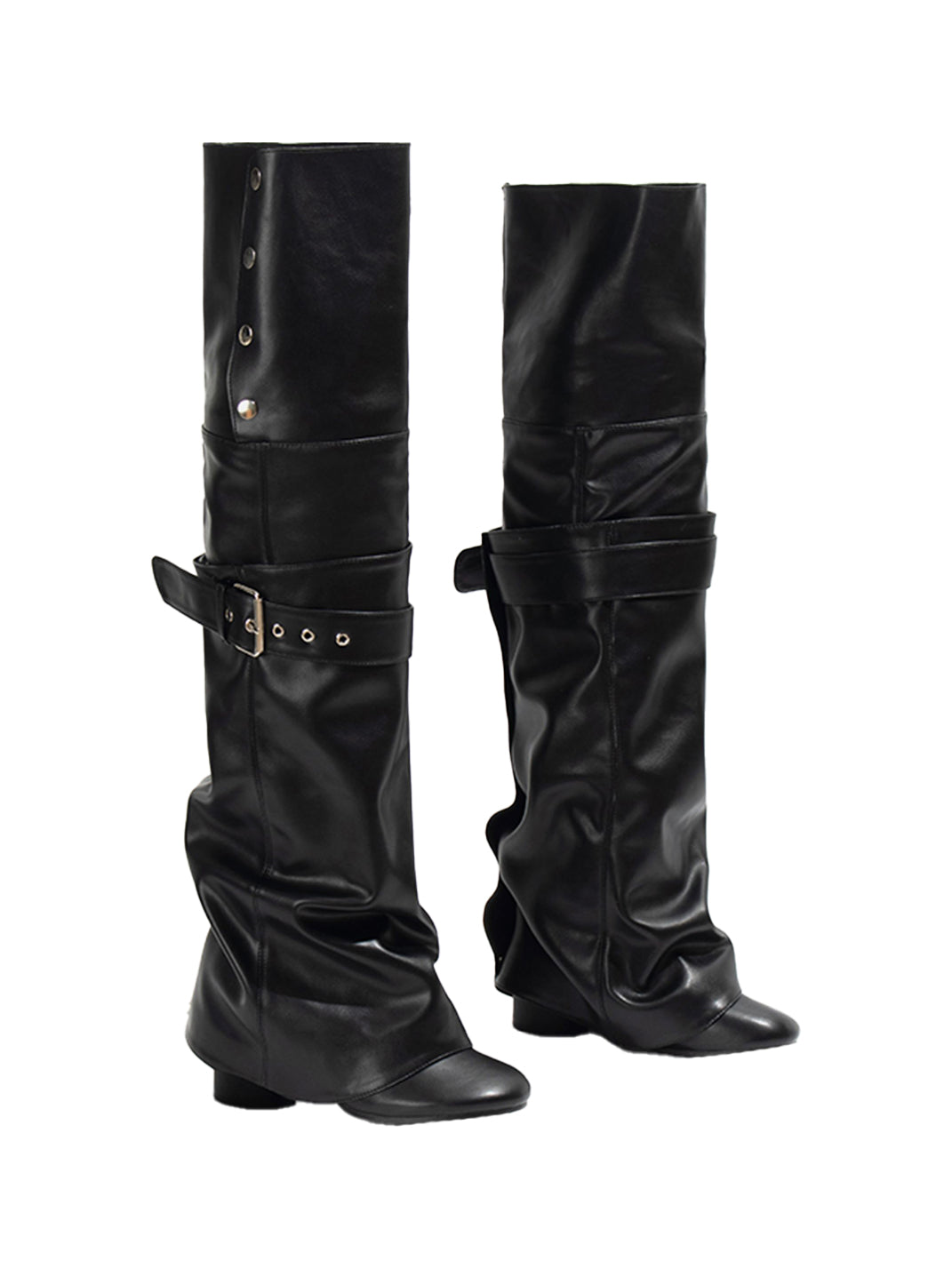 Convertible Foldover Over-the-Knee Boots - View 7