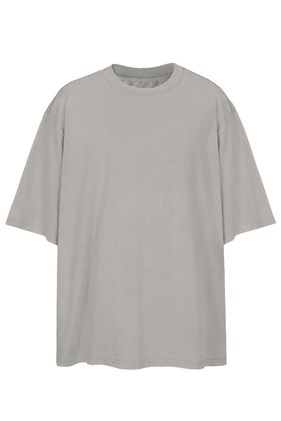 Camiseta del ejército de gran tamaño gris de piedra