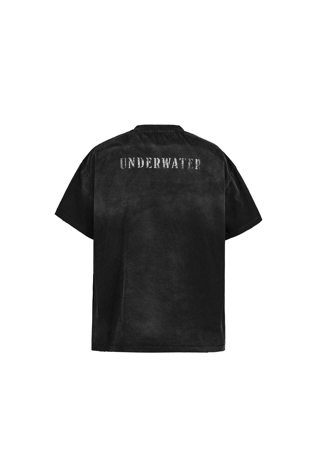 T-shirt de poche Black Techwear sous-marine