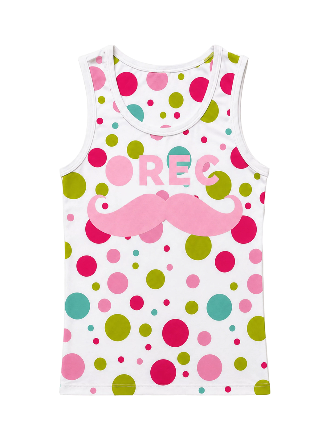 Polka-Dot Star Stretch Tank Top - View 5