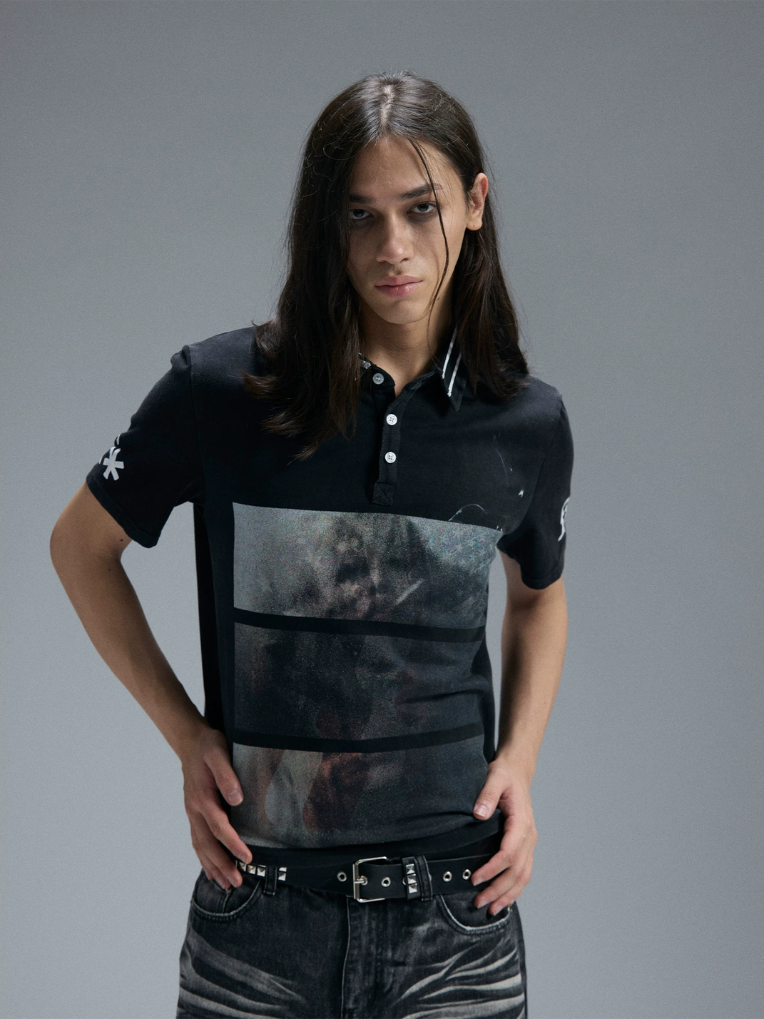 Washed Union Jack Portrait Polo Shirt - View 12