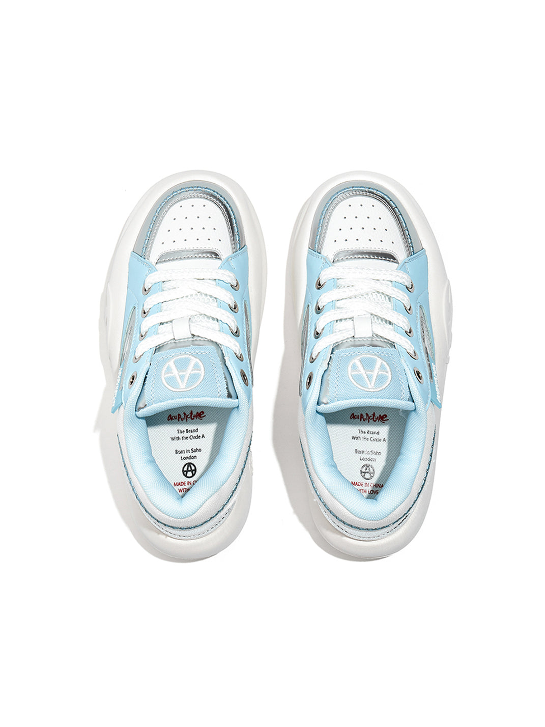 Pastel Breathable Platform Runner Sneakers - View 6