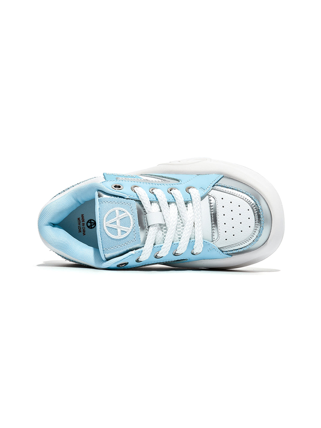 Pastel Breathable Platform Runner Sneakers - View 9